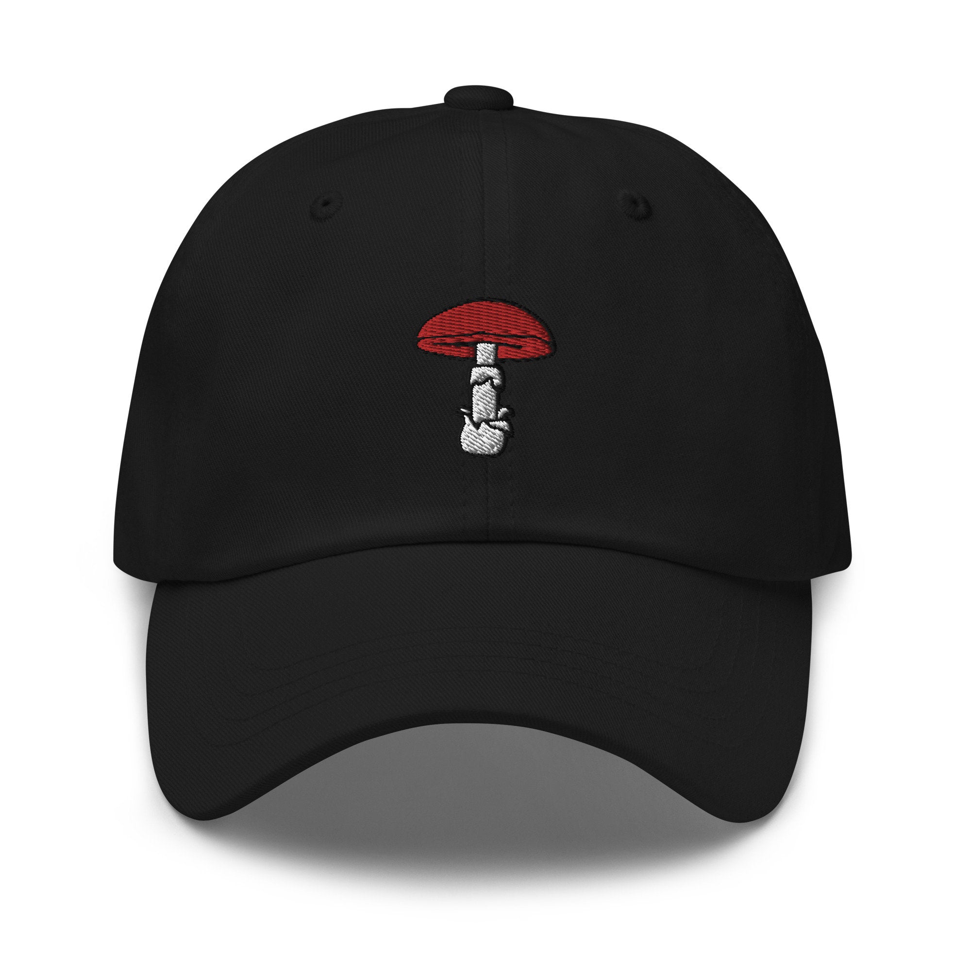 Mushroom Embroidered Dad Hat