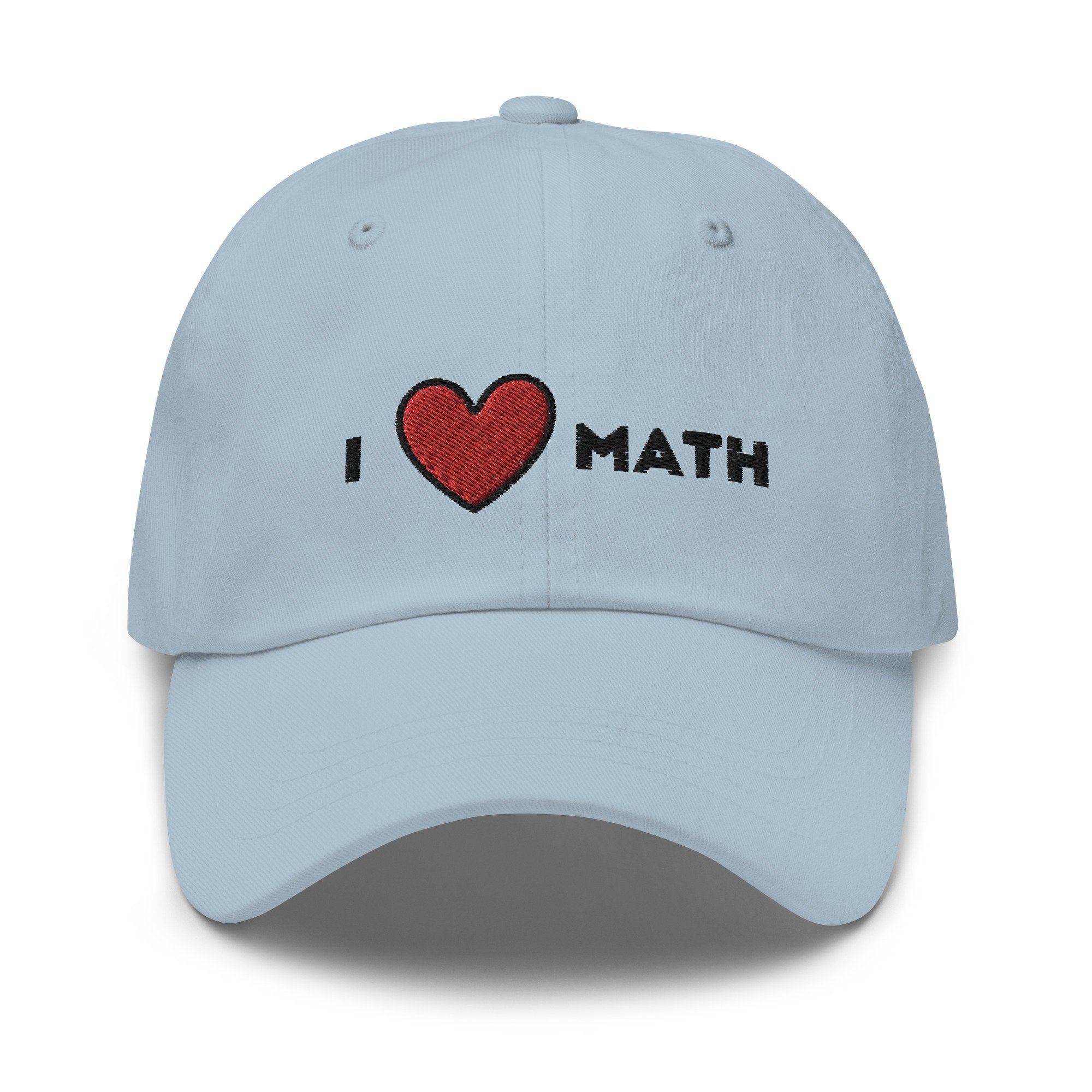 I Heart Math Embroidered Dad Hat