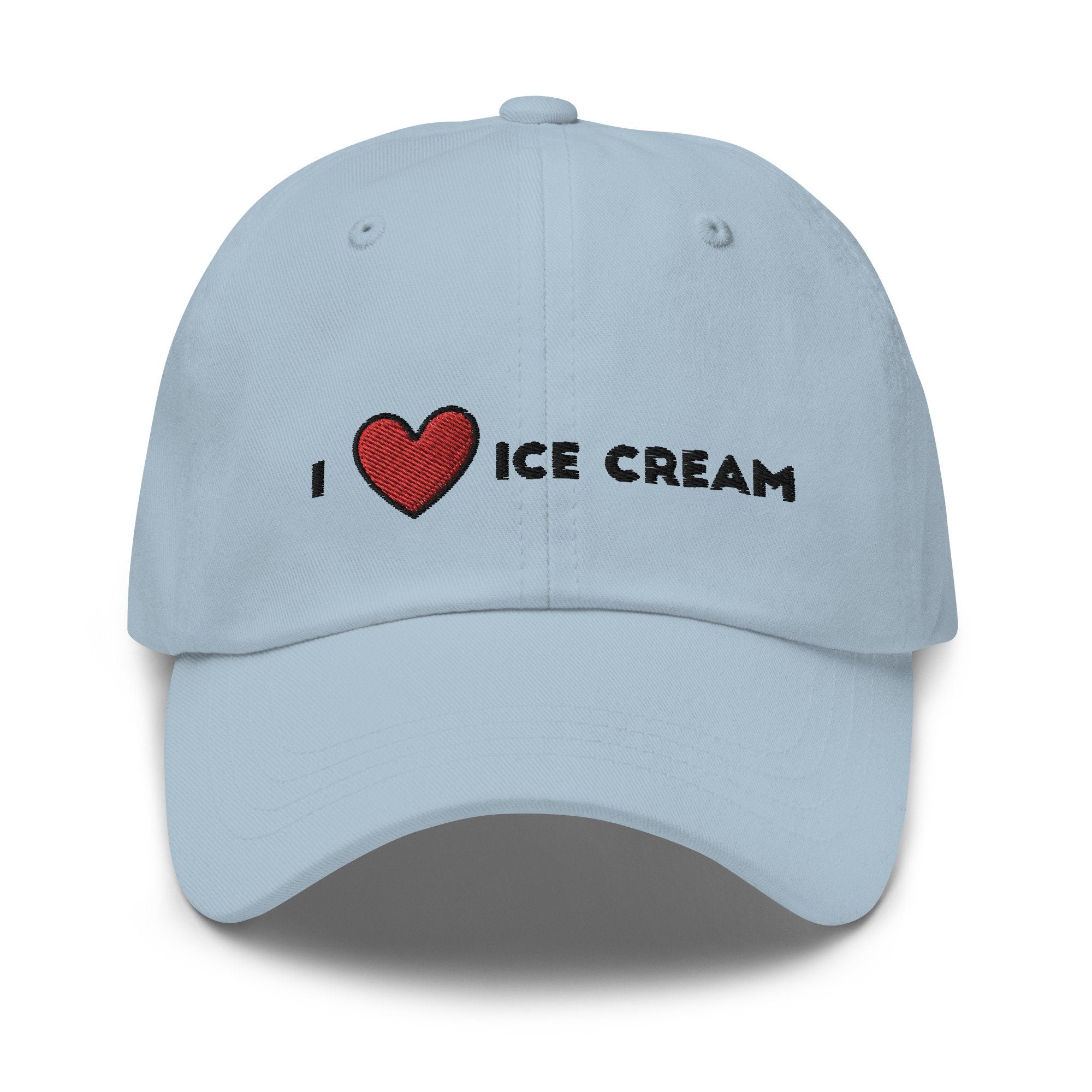 I Love Ice Cream Embroidered Dad Hat