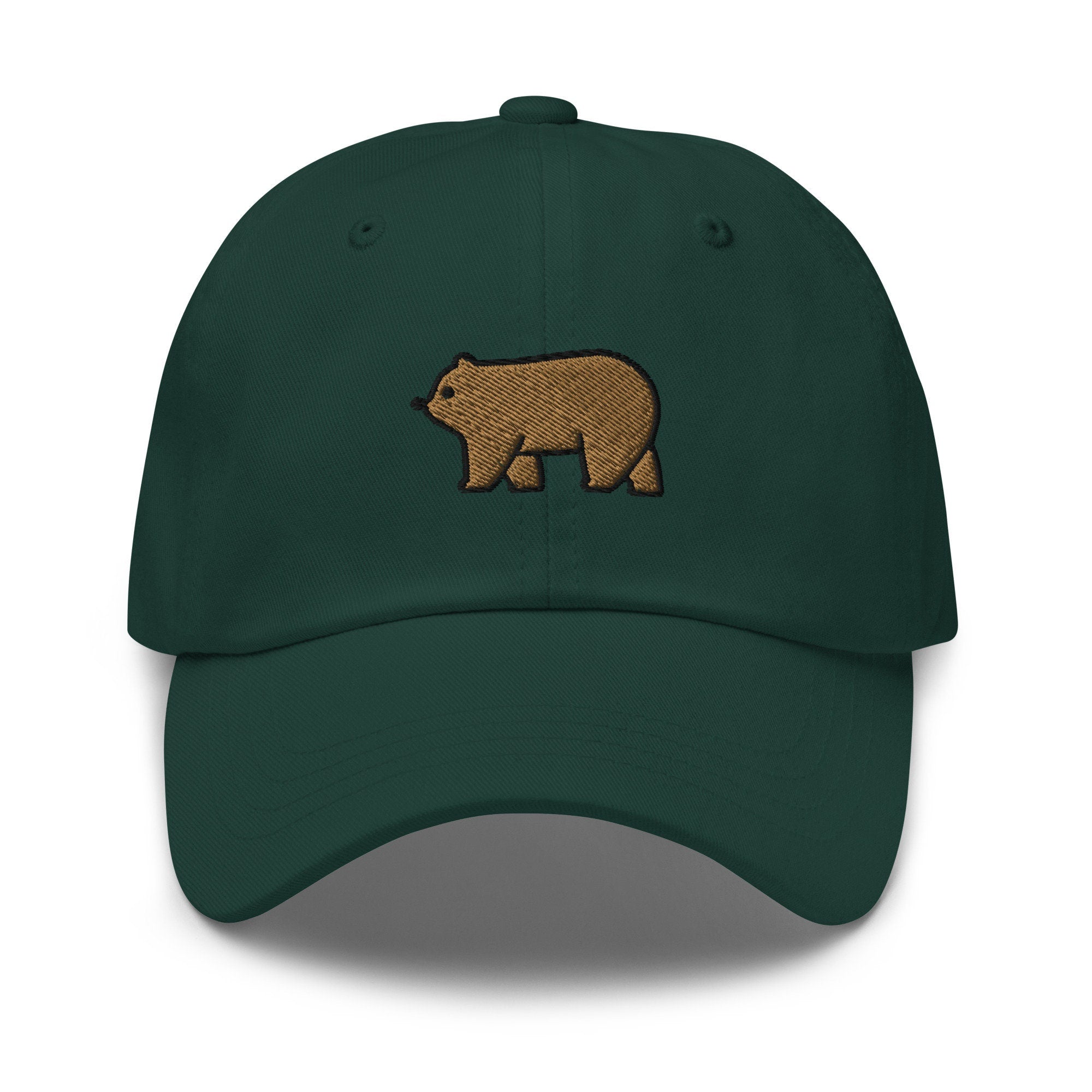 Bear Embroidered Dad Hat