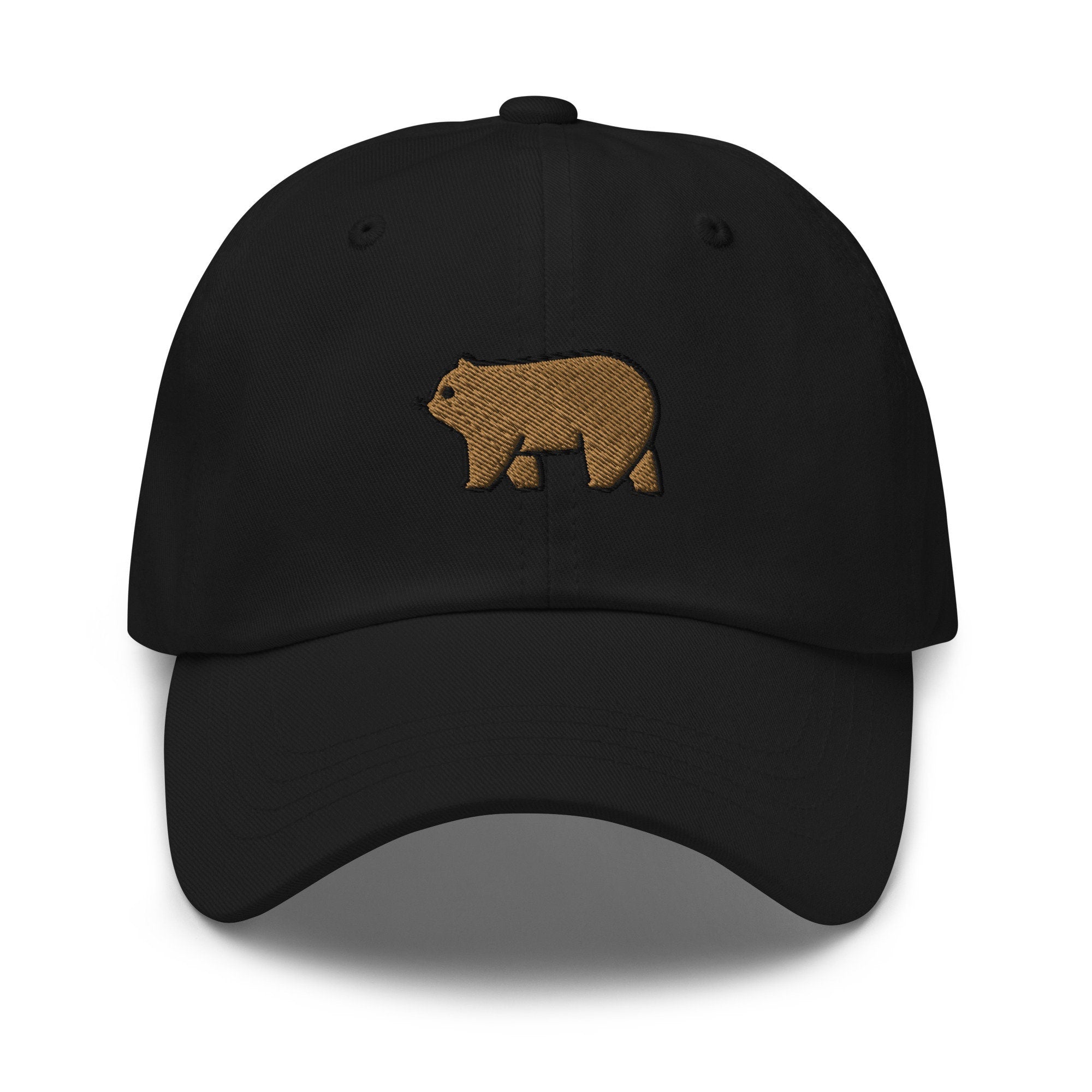 Bear Embroidered Dad Hat