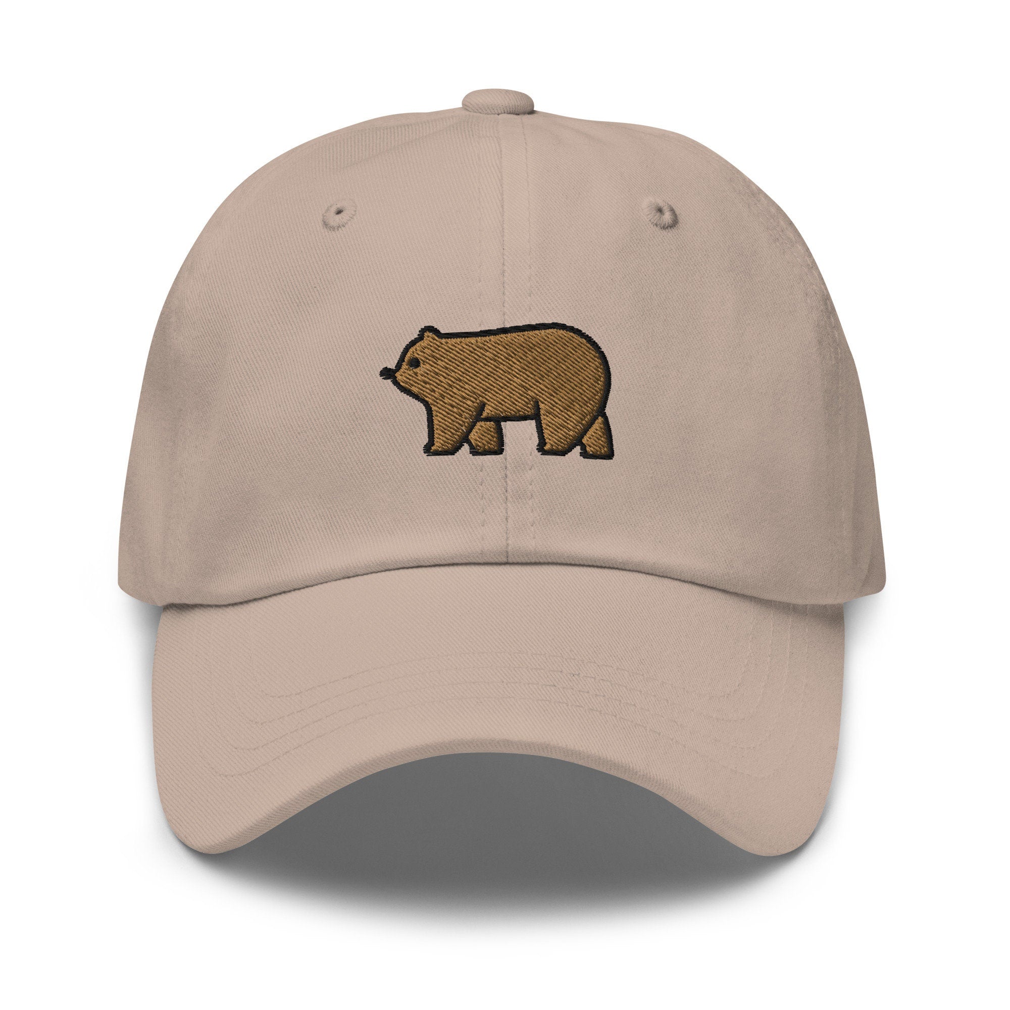 Bear Embroidered Dad Hat