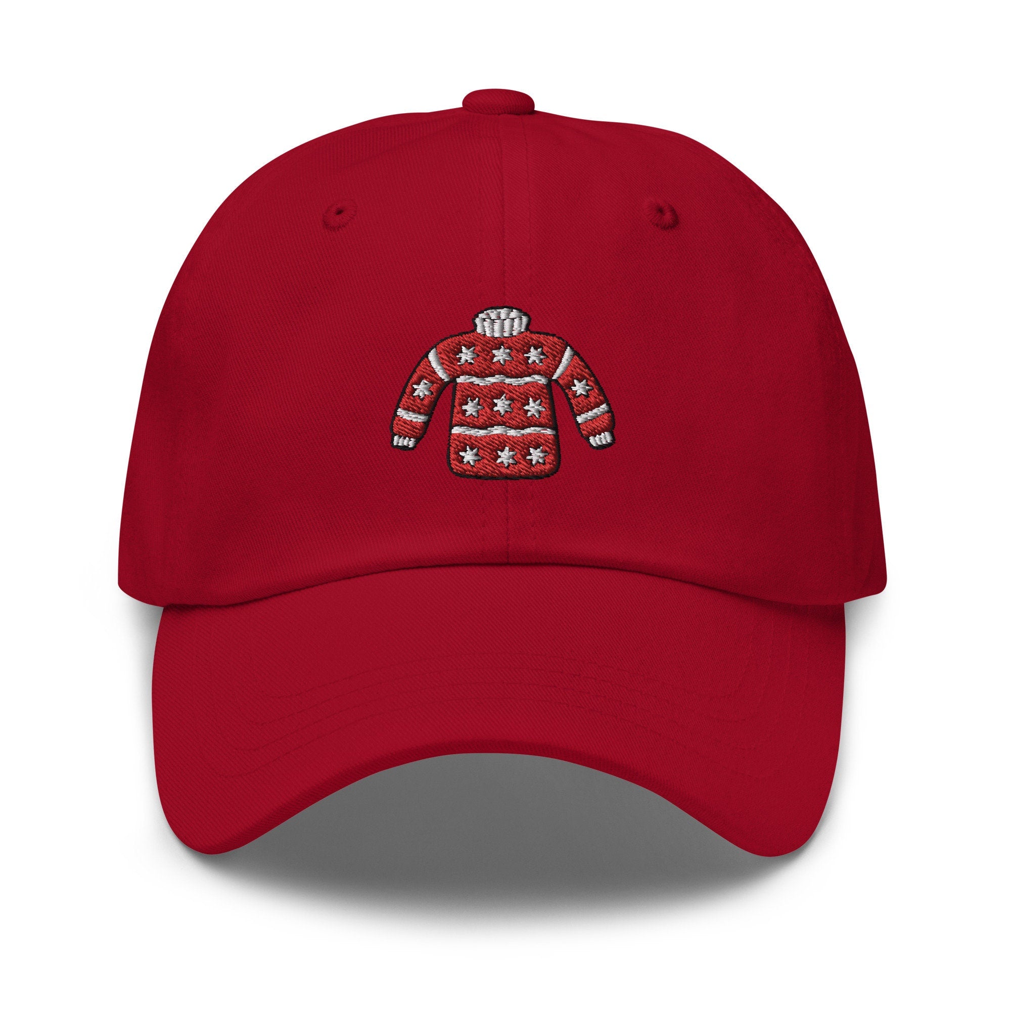 Holiday Sweater Embroidered Dad Hat
