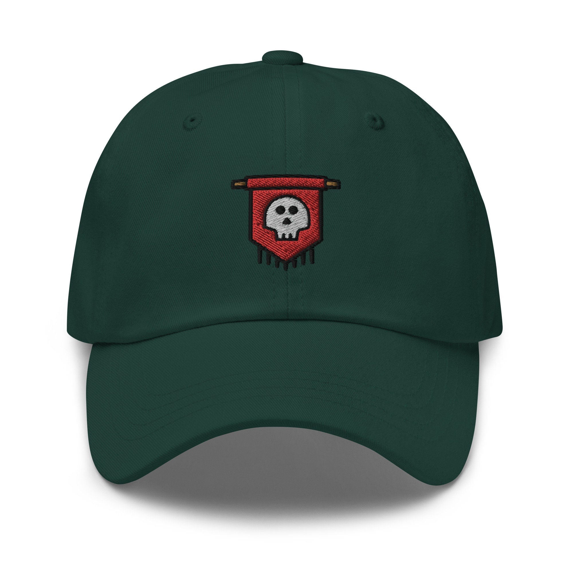 Skull Flag Embroidered Dad Hat