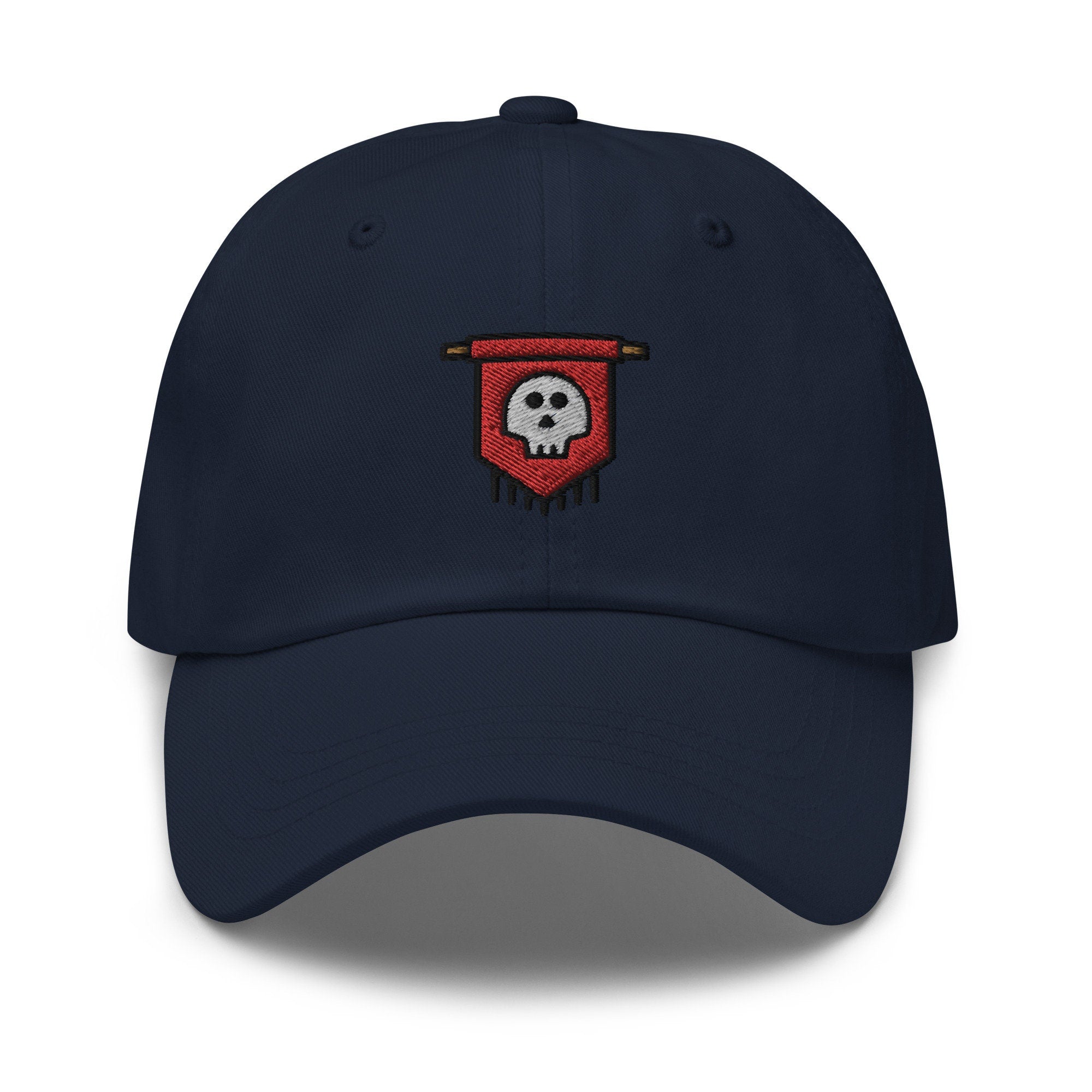 Skull Flag Embroidered Dad Hat