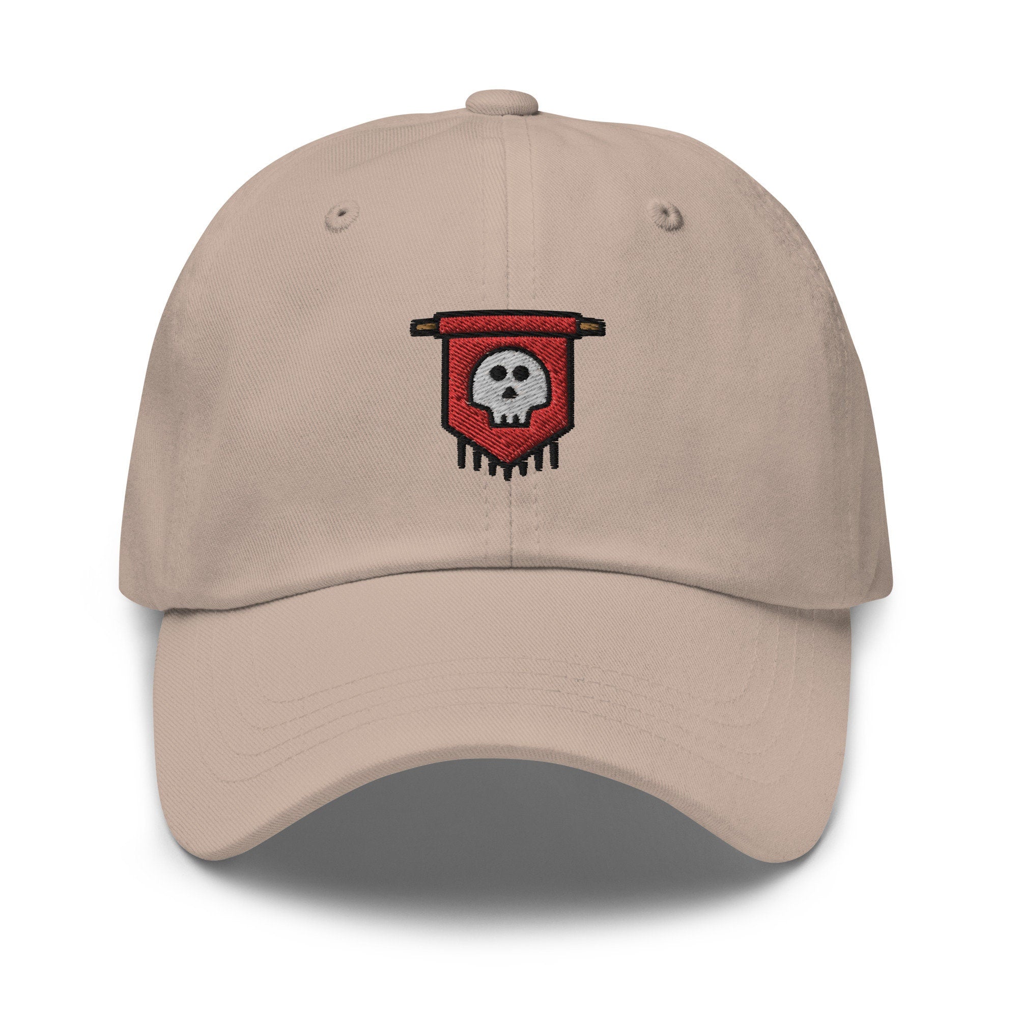 Skull Flag Embroidered Dad Hat