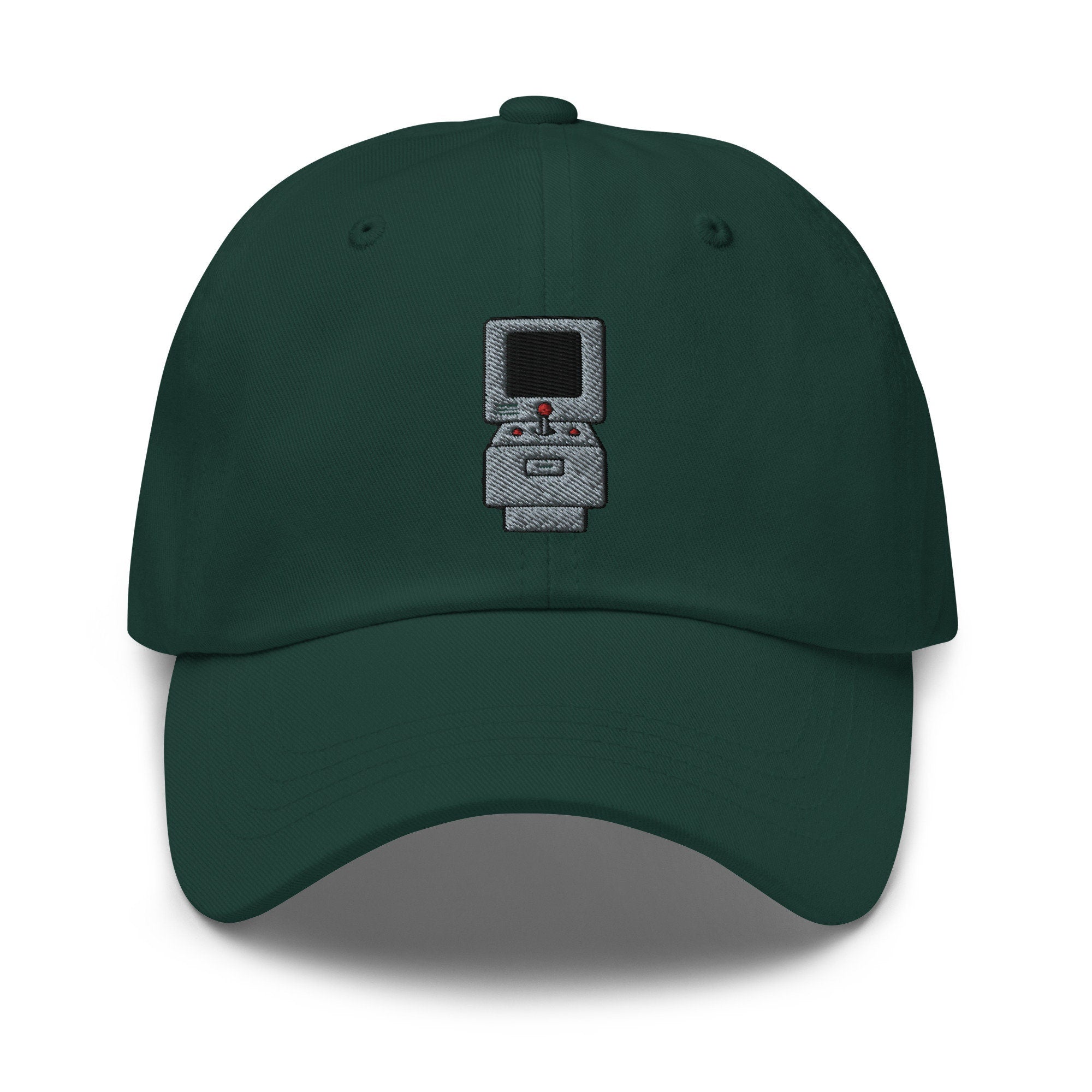 Retro Game Machine Embroidered Dad Hat