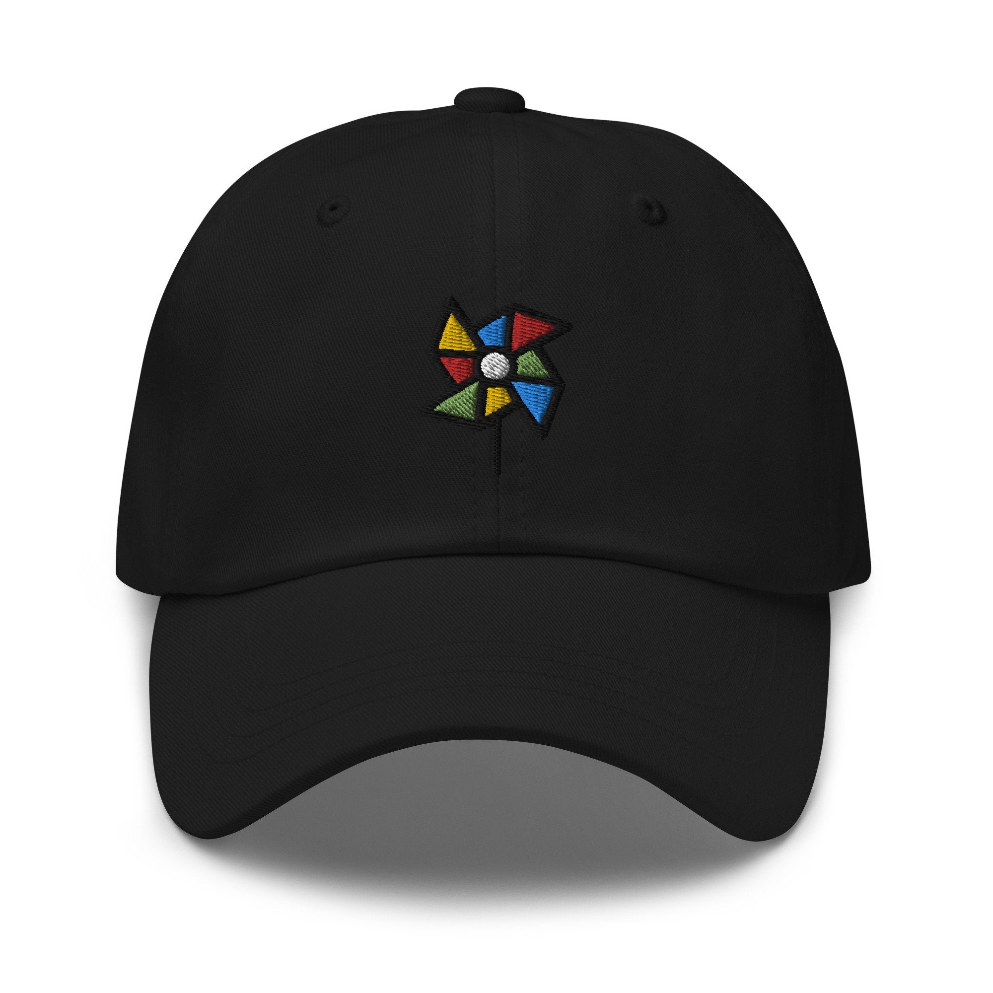 Pinwheel Embroidered Dad Hat