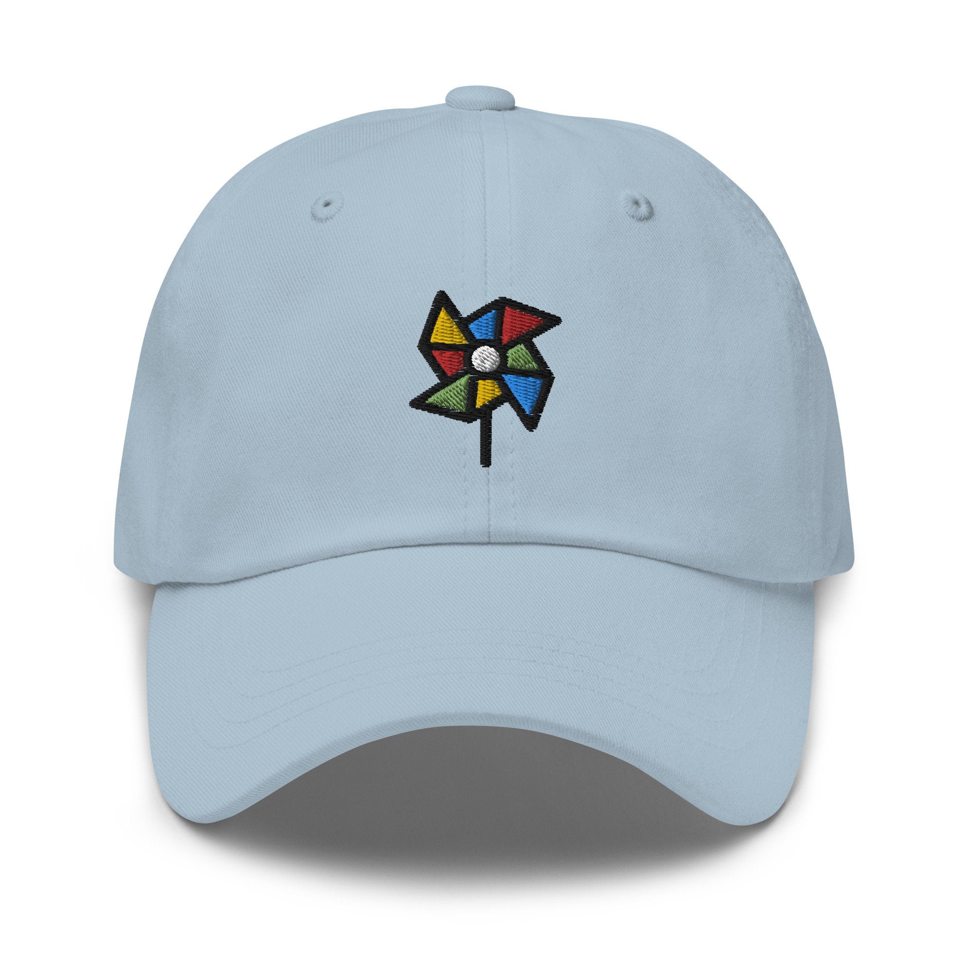 Pinwheel Embroidered Dad Hat