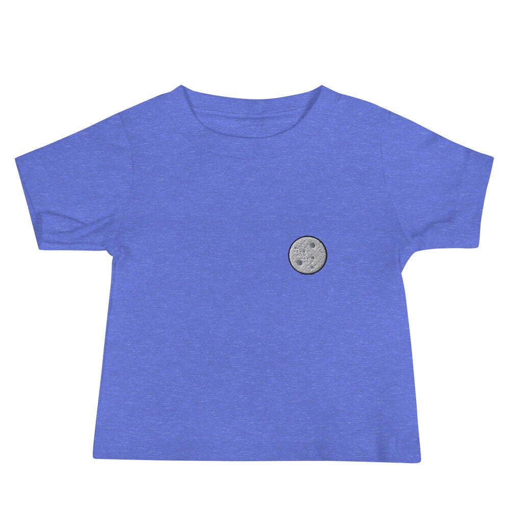 Moon Baby Jersey Short Sleeve Tee, Baby Shower T-Shirt Gift, Boys and Girls Shirt - Multiple Colors