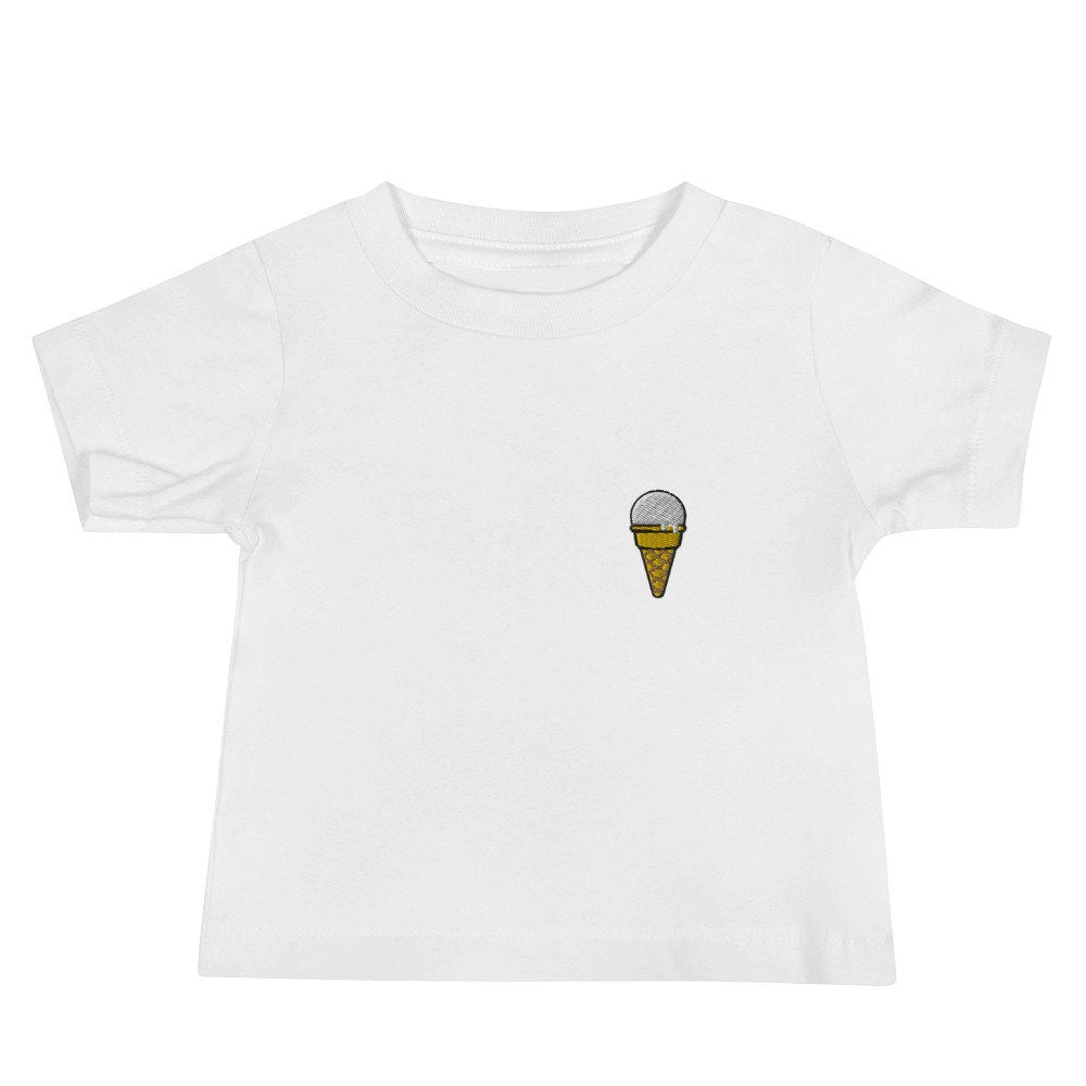 Ice Cream Cone Baby Jersey Short Sleeve Tee, Baby Shower T-Shirt Gift, Boys and Girls Shirt - Multiple Colors