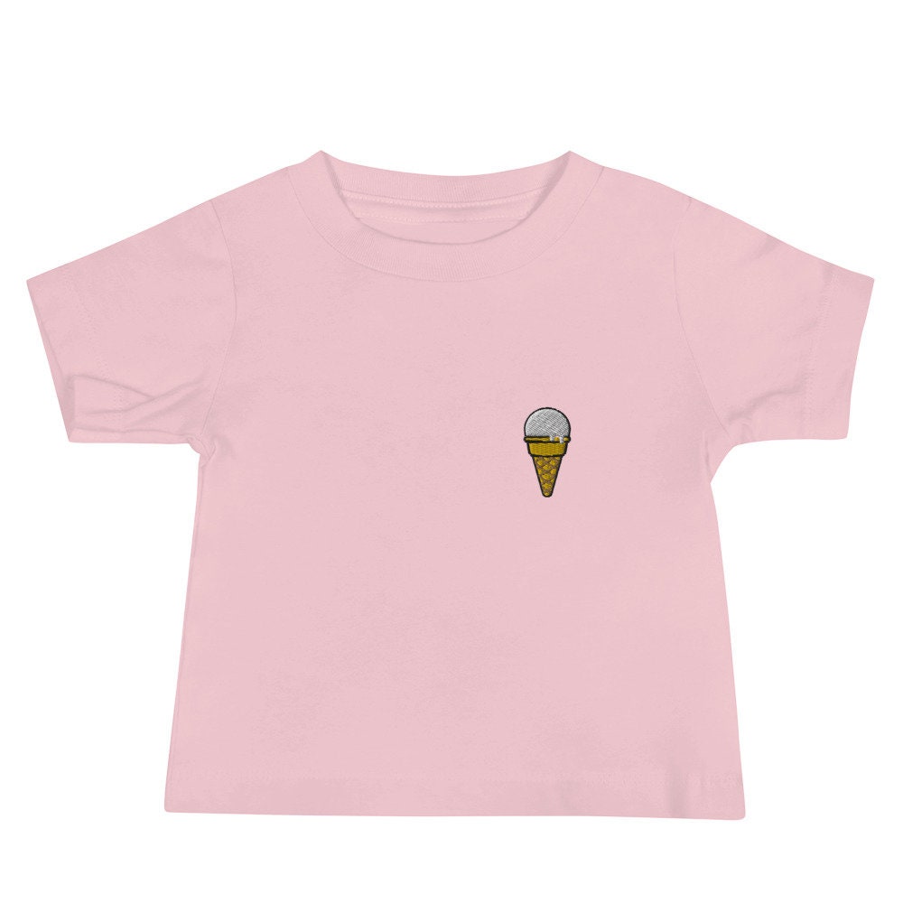 Ice Cream Cone Baby Jersey Short Sleeve Tee, Baby Shower T-Shirt Gift, Boys and Girls Shirt - Multiple Colors