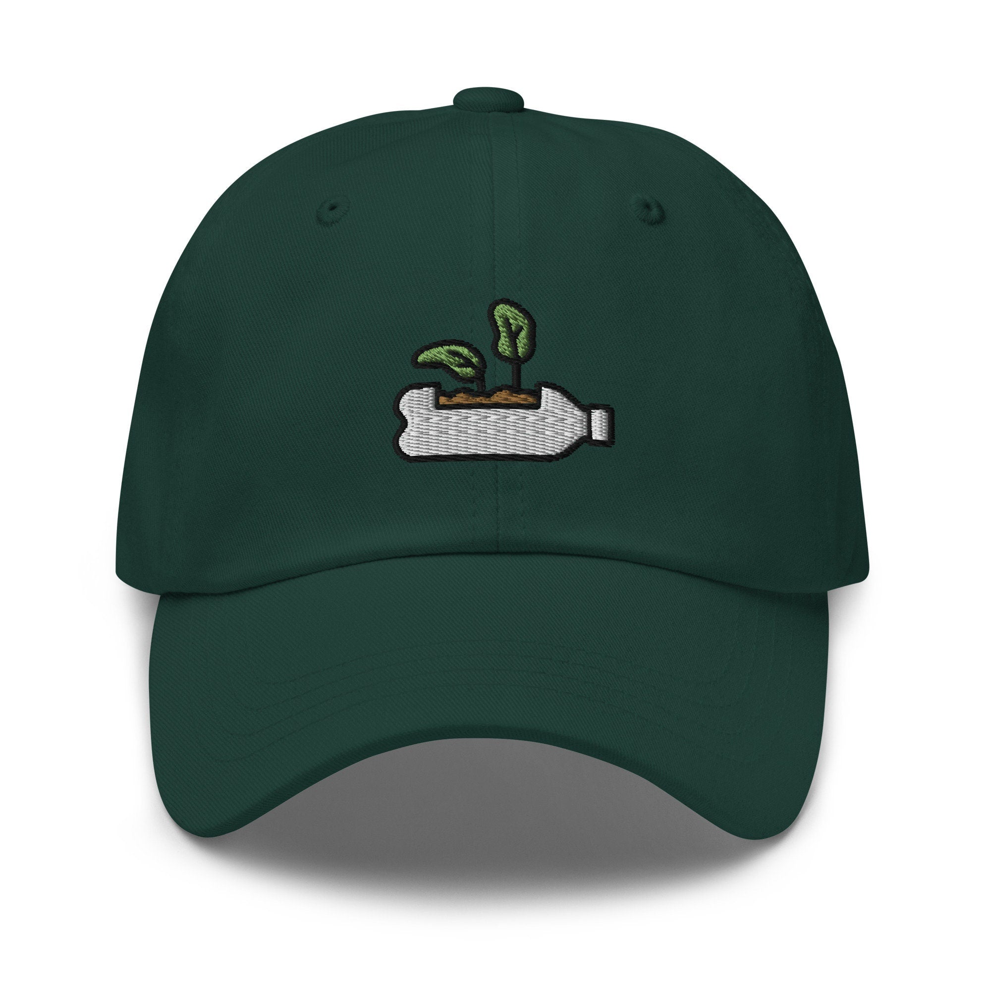 Plant Bottle Embroidered Dad Hat