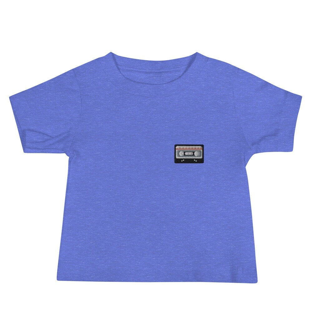 Cassette Tape Baby Jersey Short Sleeve Tee, Baby Shower T-Shirt Gift, Boys and Girls Shirt - Multiple Colors