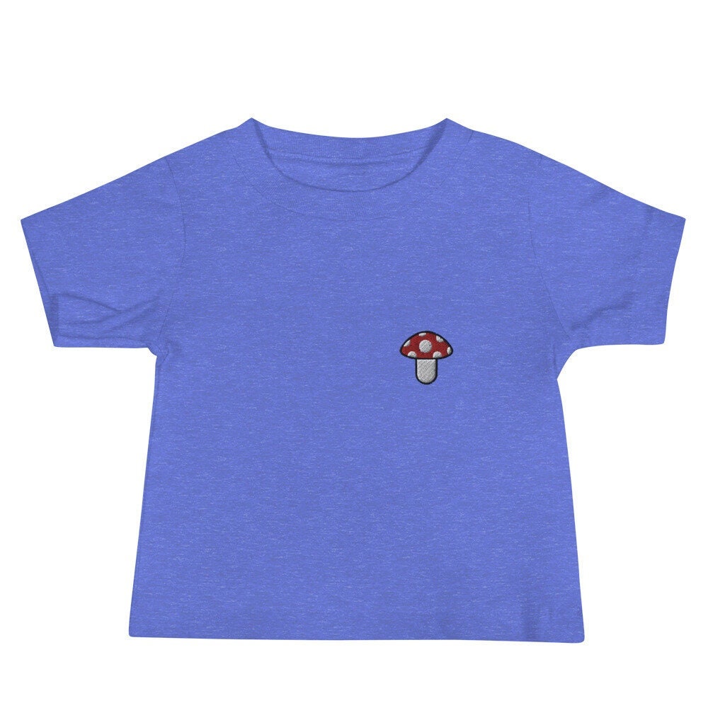 Mushroom Baby Jersey Short Sleeve Tee, Baby Shower T-Shirt Gift, Boys and Girls Shirt - Multiple Colors