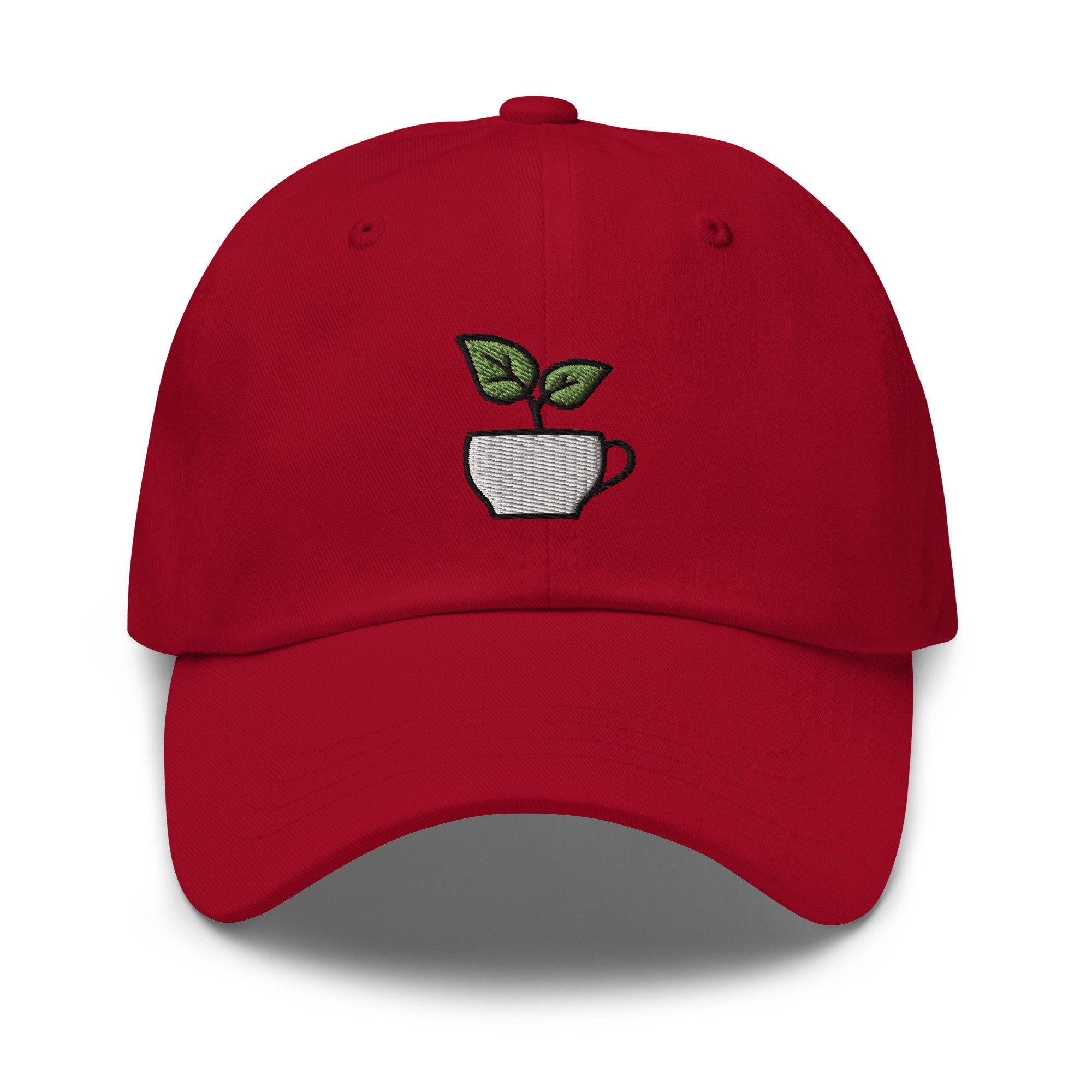 Plant in Cup Embroidered Dad Hat