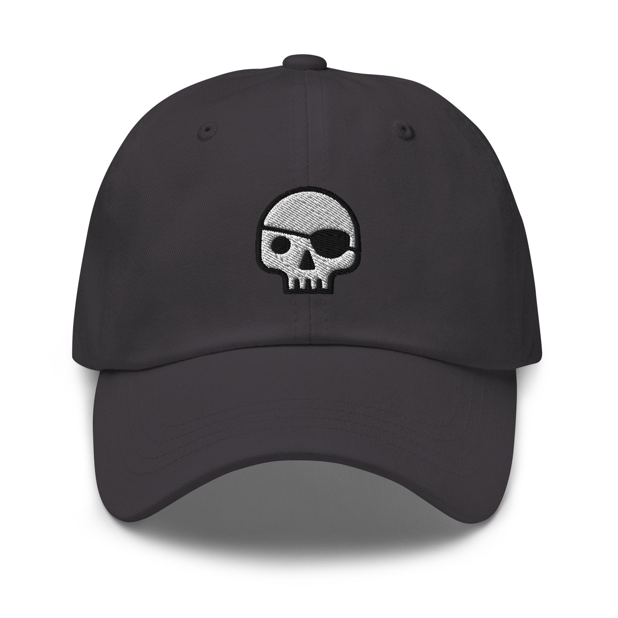 Pirate Skull Embroidered Dad Hat