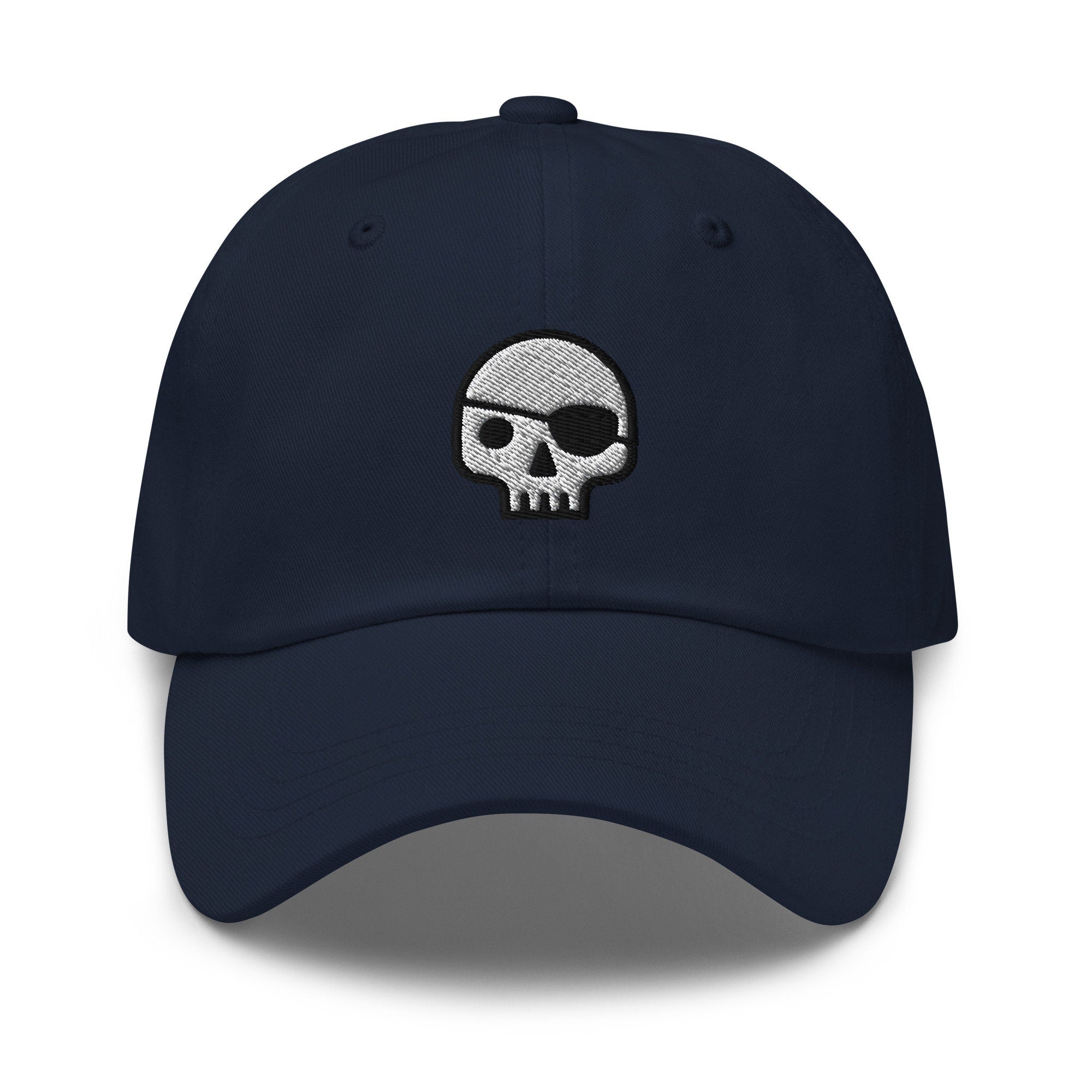 Pirate Skull Embroidered Dad Hat