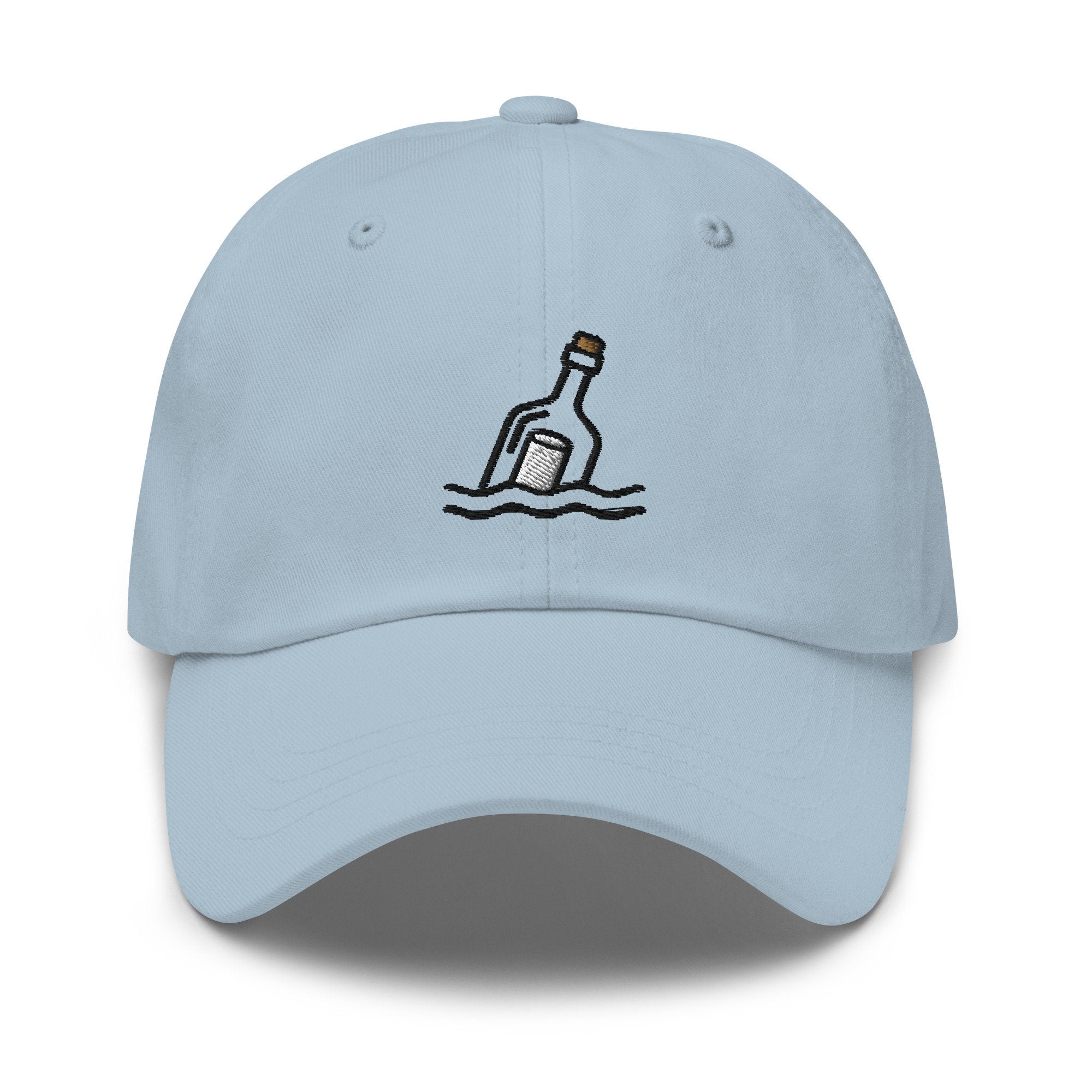 Message in a Bottle Embroidered Dad Hat