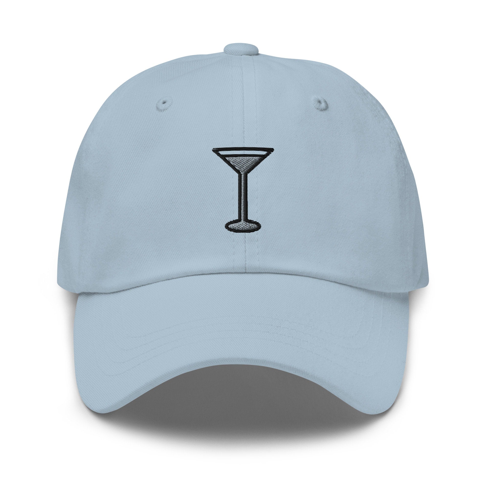 Martini Glass Embroidered Dad Hat