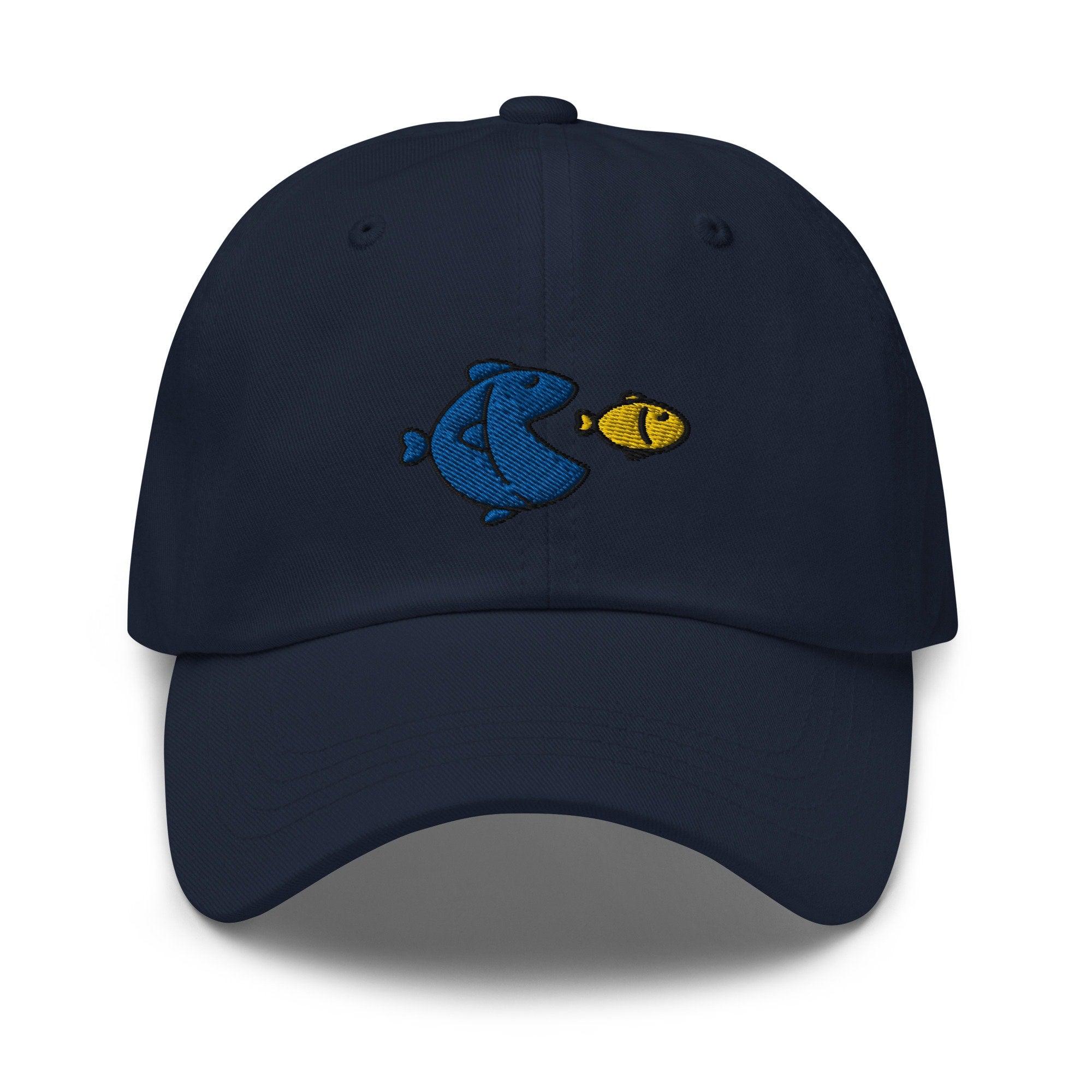 Capitalism Fish Embroidered Dad Hat