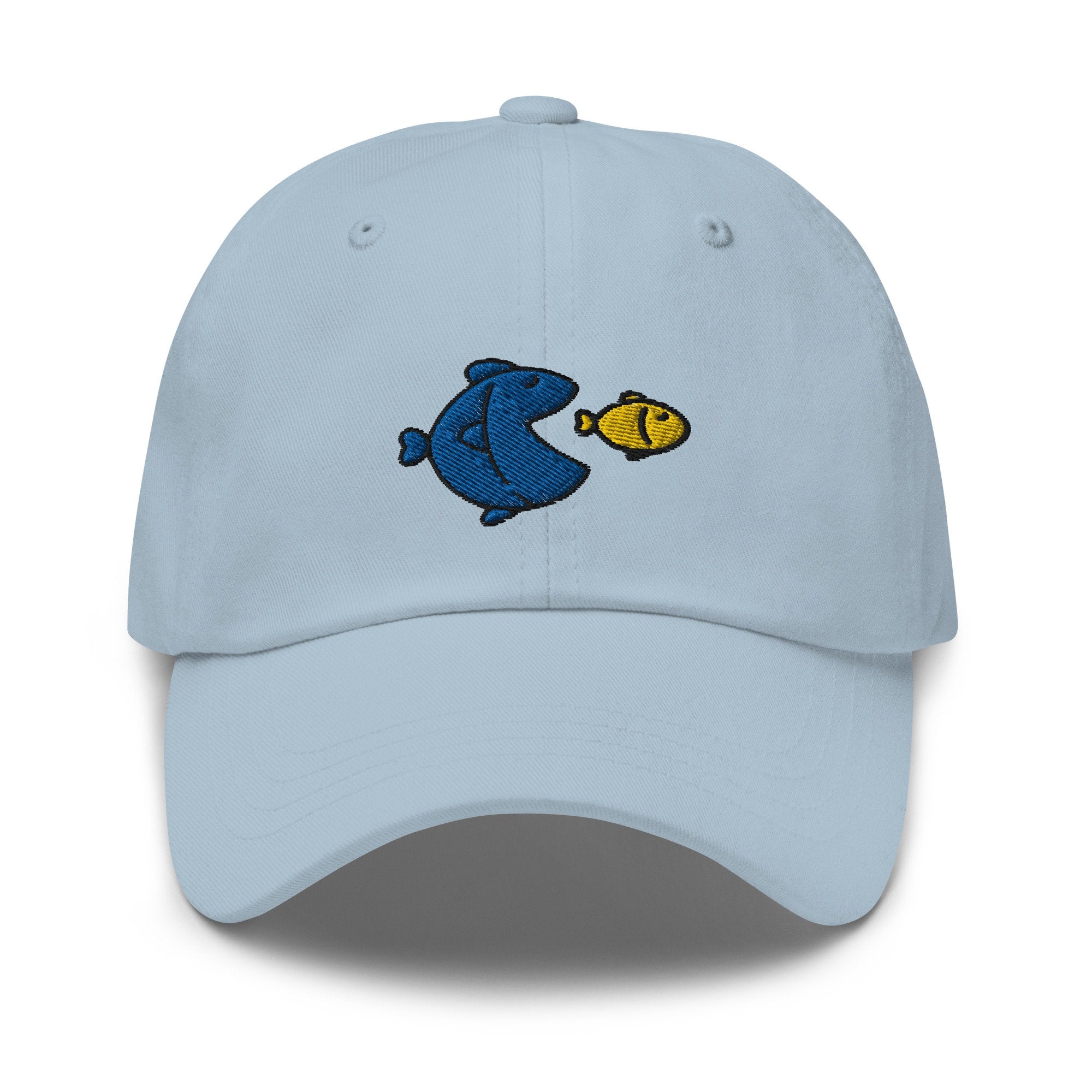 Capitalism Fish Embroidered Dad Hat