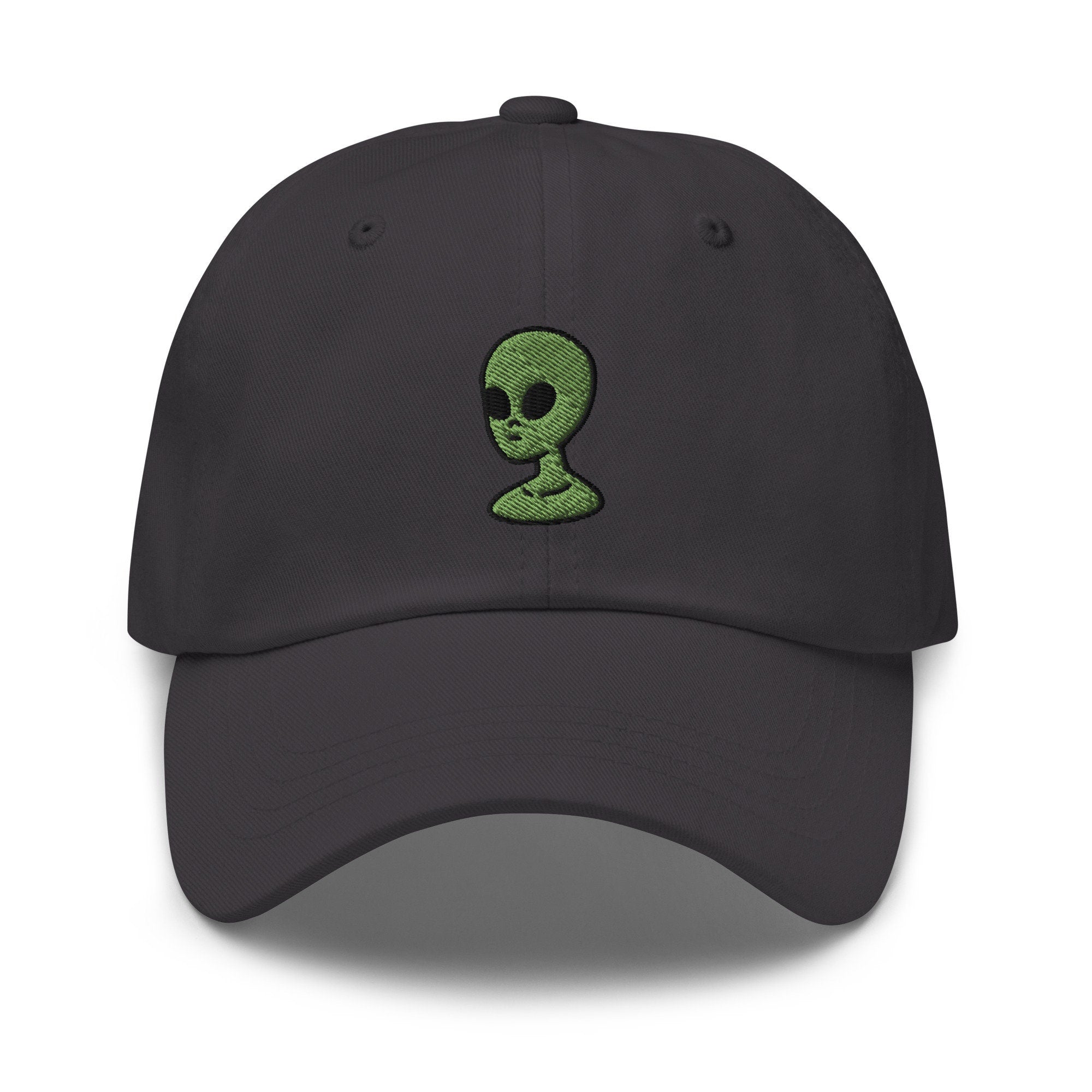 Alien Head Embroidered Dad Hat