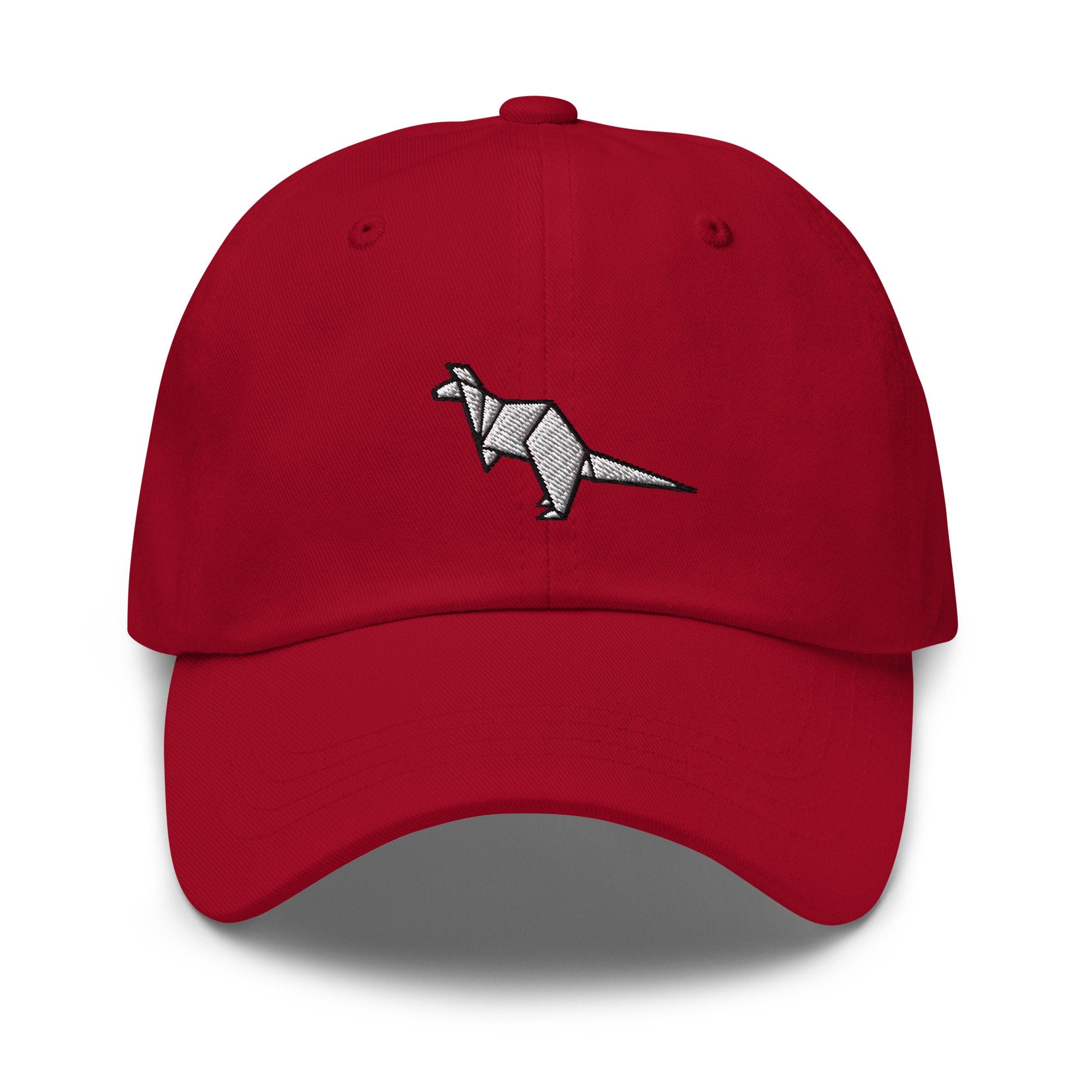 Origami Kangaroo Embroidered Dad Hat