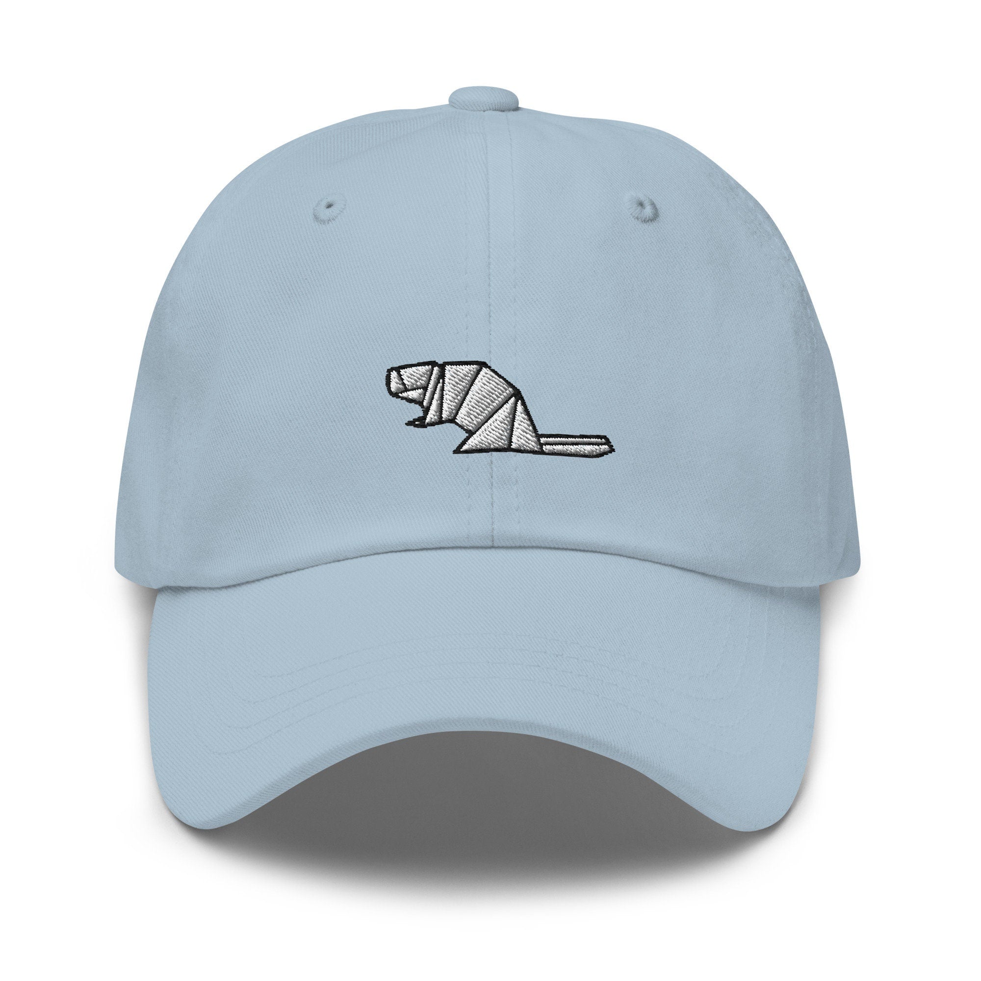 Origami Beaver Embroidered Dad Hat