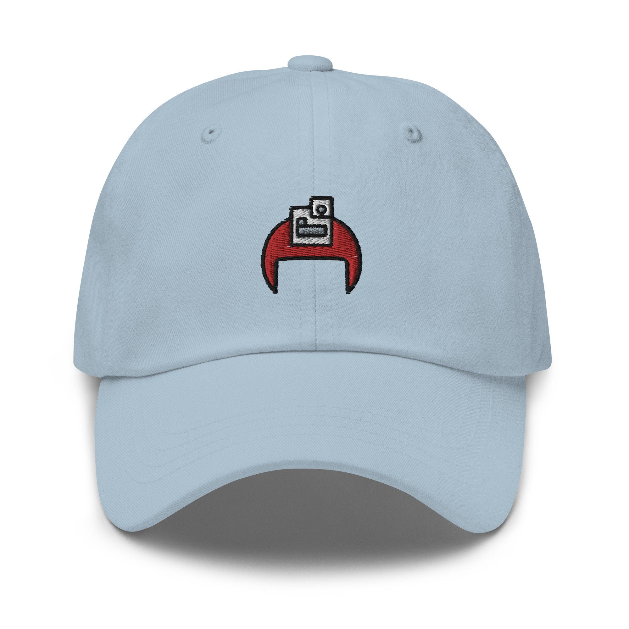 Camera Helmet Embroidered Dad Hat