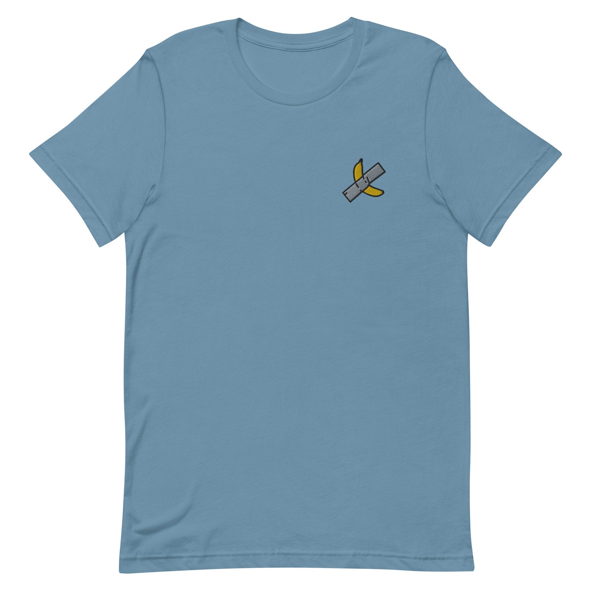 Duct Tape Banana Premium Men's T-Shirt, Embroidered Men's T-Shirt Gift for Boyfriend, Men's Short Sleeve Shirt - Multiple Colors