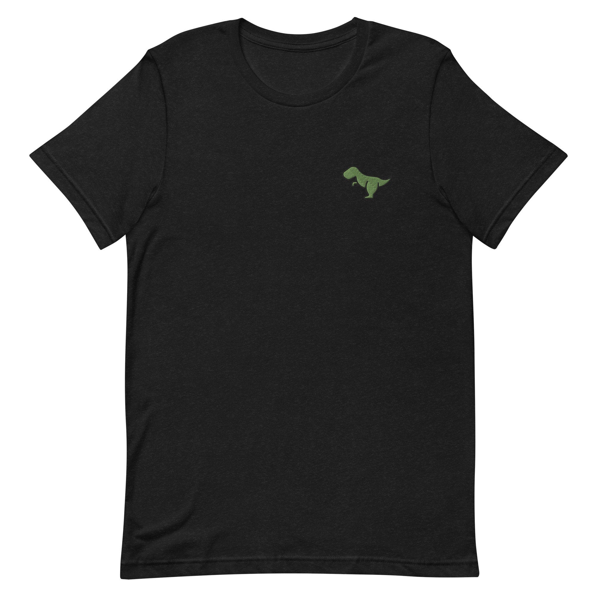 T-Rex Premium Men's T-Shirt, Embroidered Men's T-Shirt Gift for Boyfriend, Men's Short Sleeve Shirt - Multiple Colors