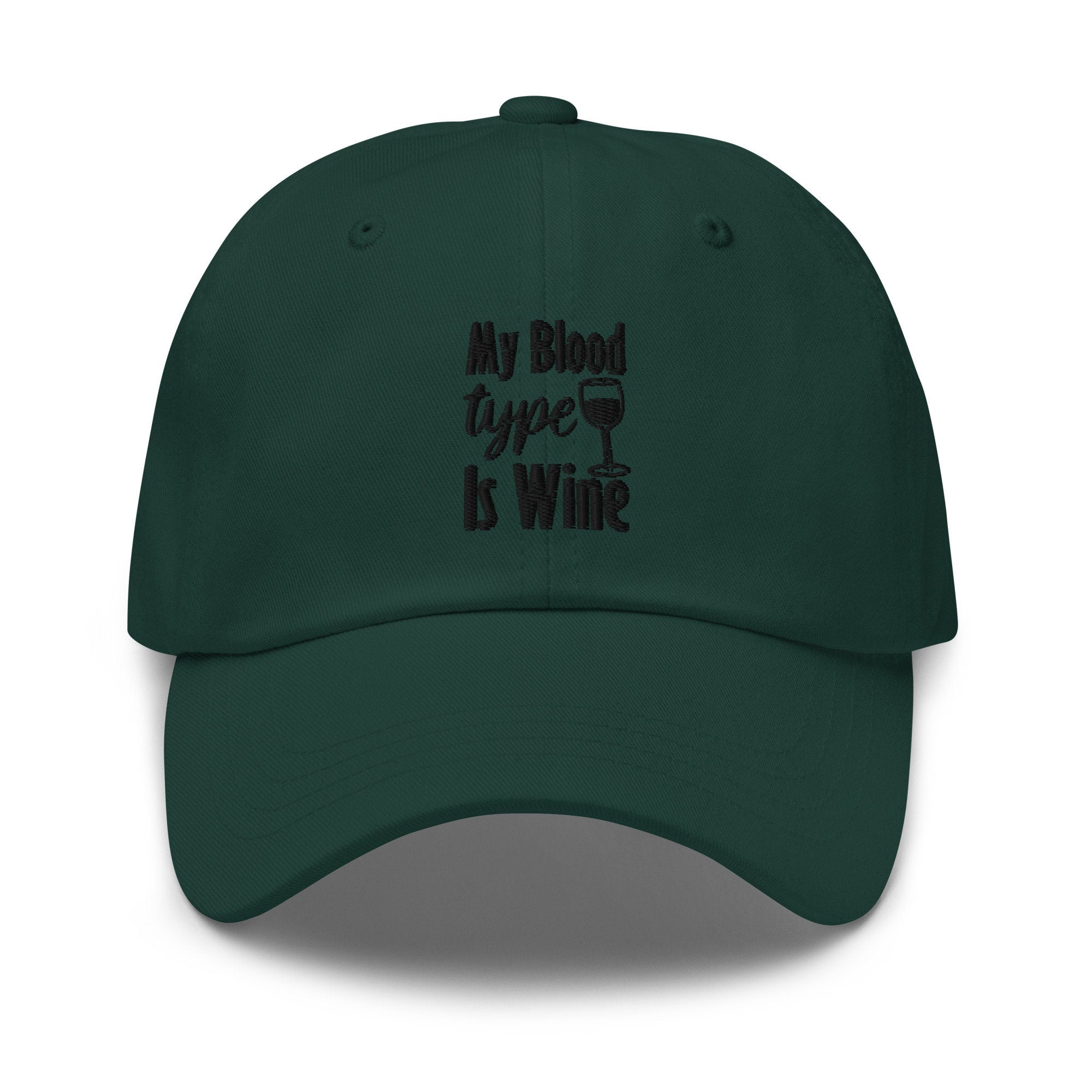 Wine Font Embroidered Dad Hat