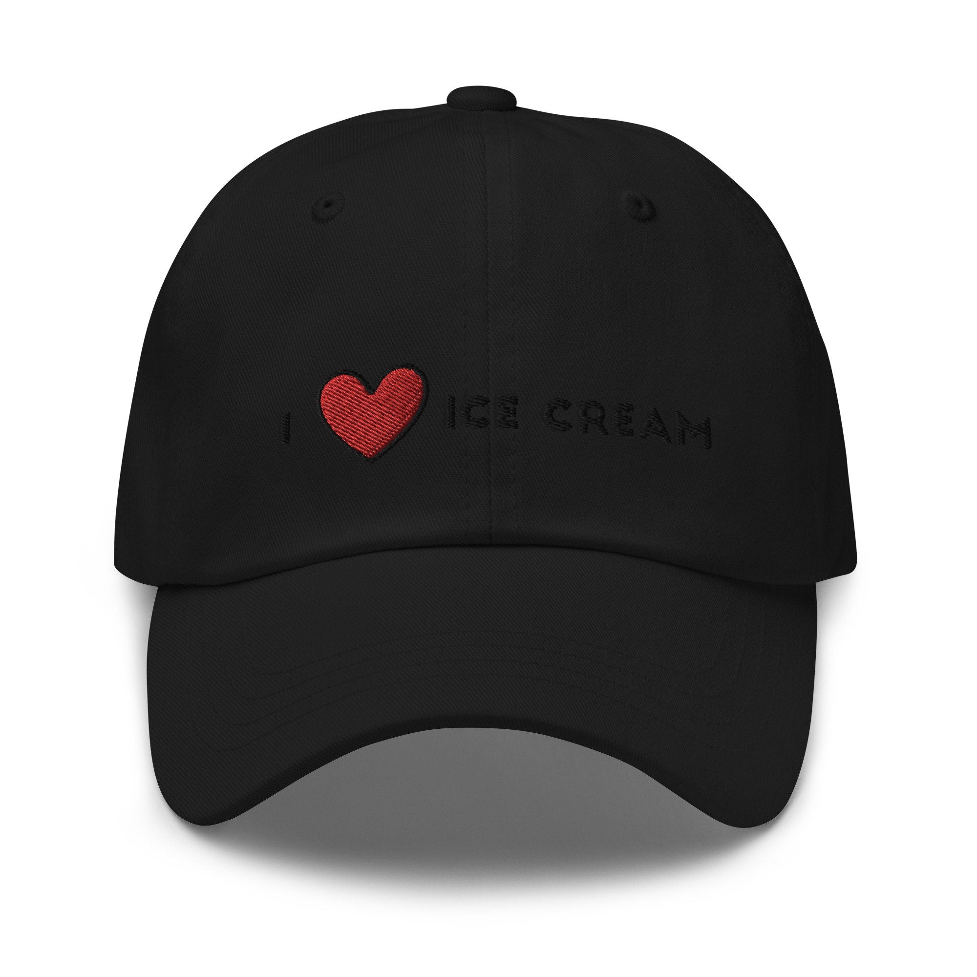 I Love Ice Cream Embroidered Dad Hat