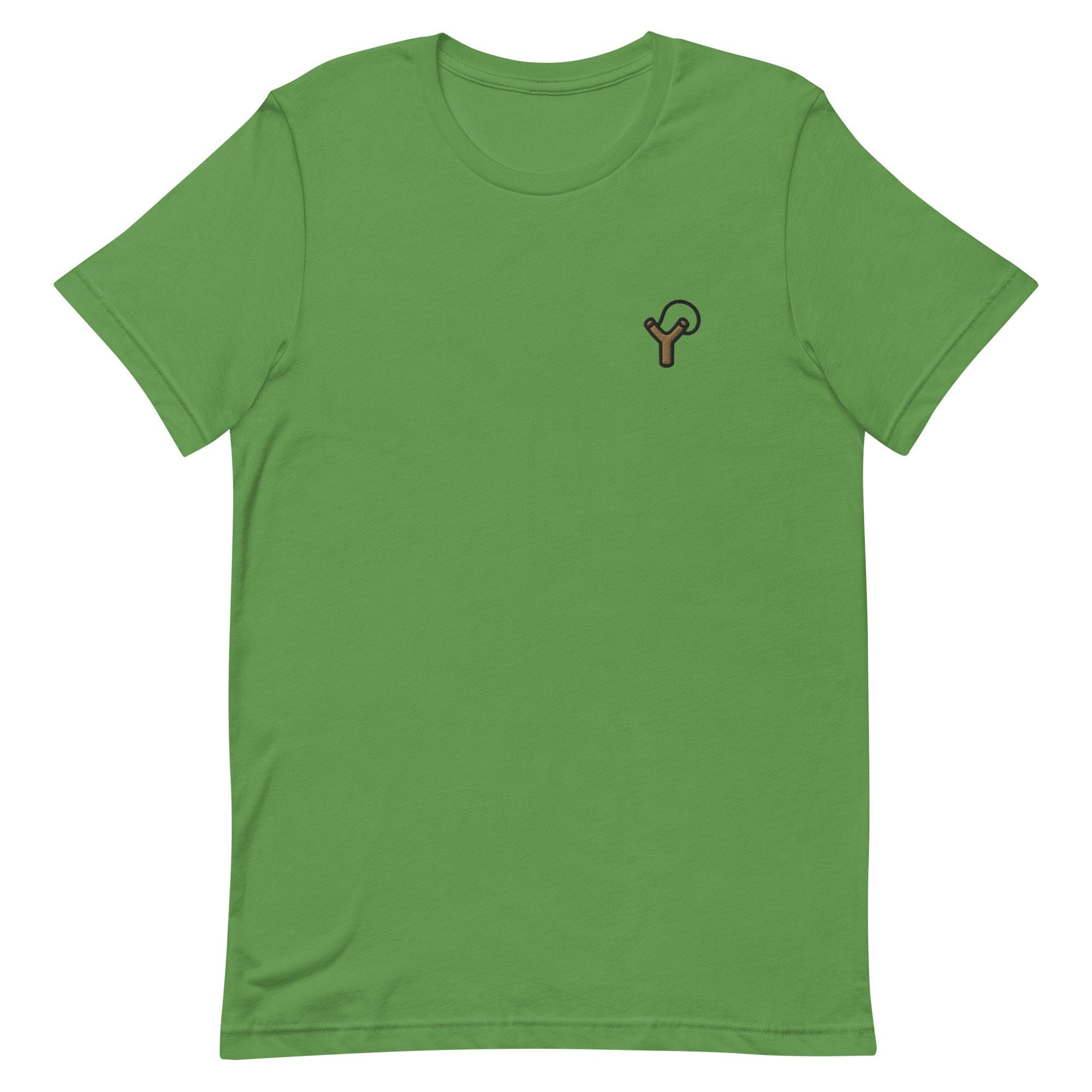 Sling Shot Premium Men's T-Shirt, Embroidered Men's T-Shirt Gift for Boyfriend, Men's Short Sleeve Shirt - Multiple Colors