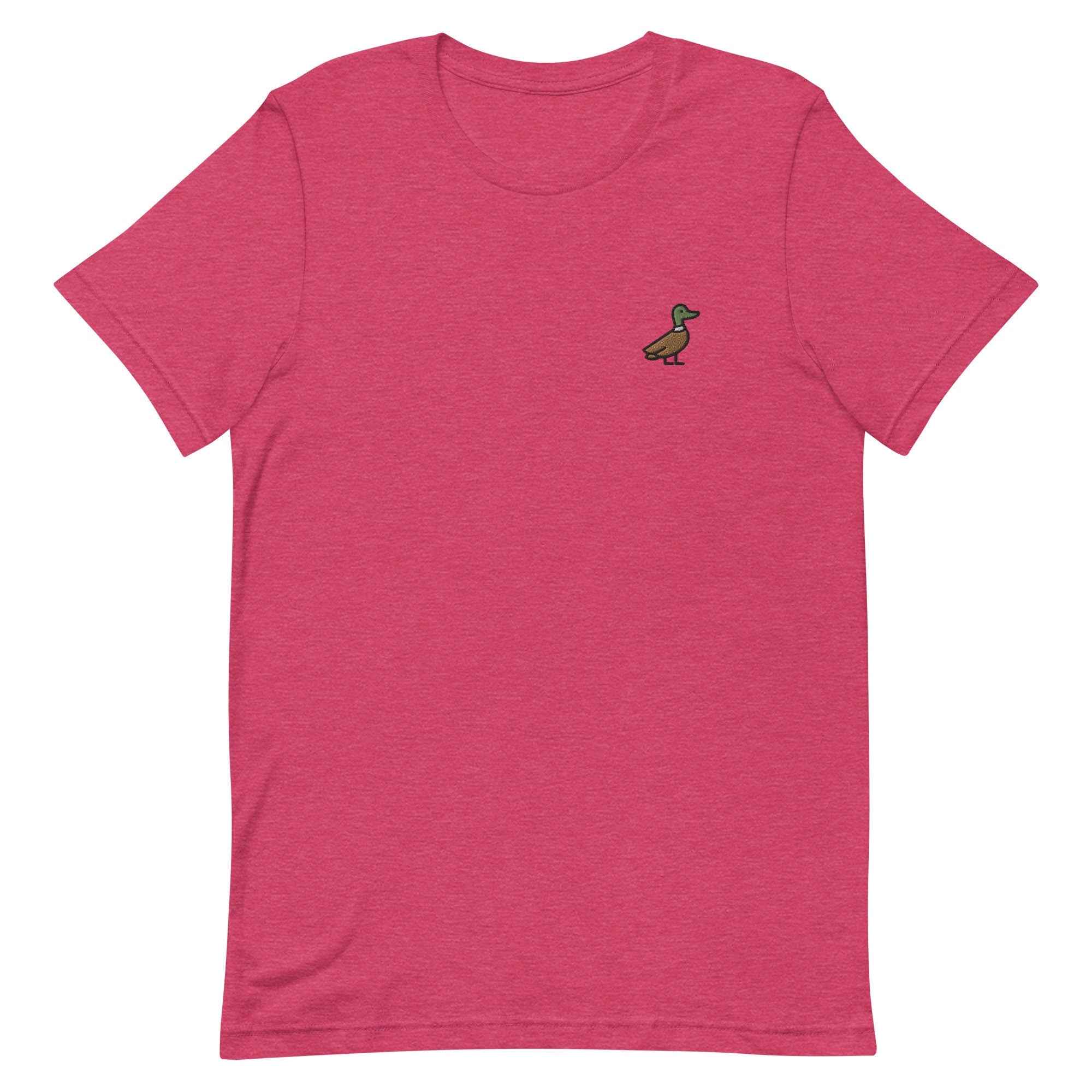 Duck Premium Men's T-Shirt, Embroidered Men's T-Shirt Gift for Boyfriend, Men's Short Sleeve Shirt - Multiple Colors