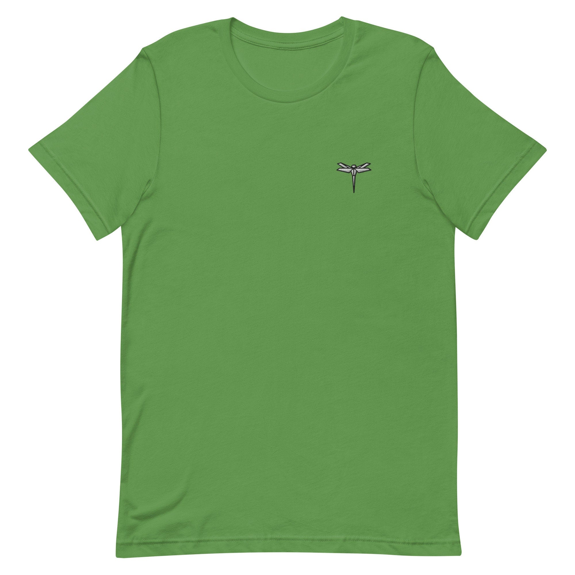 Origami Dragonfly Premium Men's T-Shirt, Embroidered Men's T-Shirt Gift for Boyfriend, Men's Short Sleeve Shirt - Multiple Colors