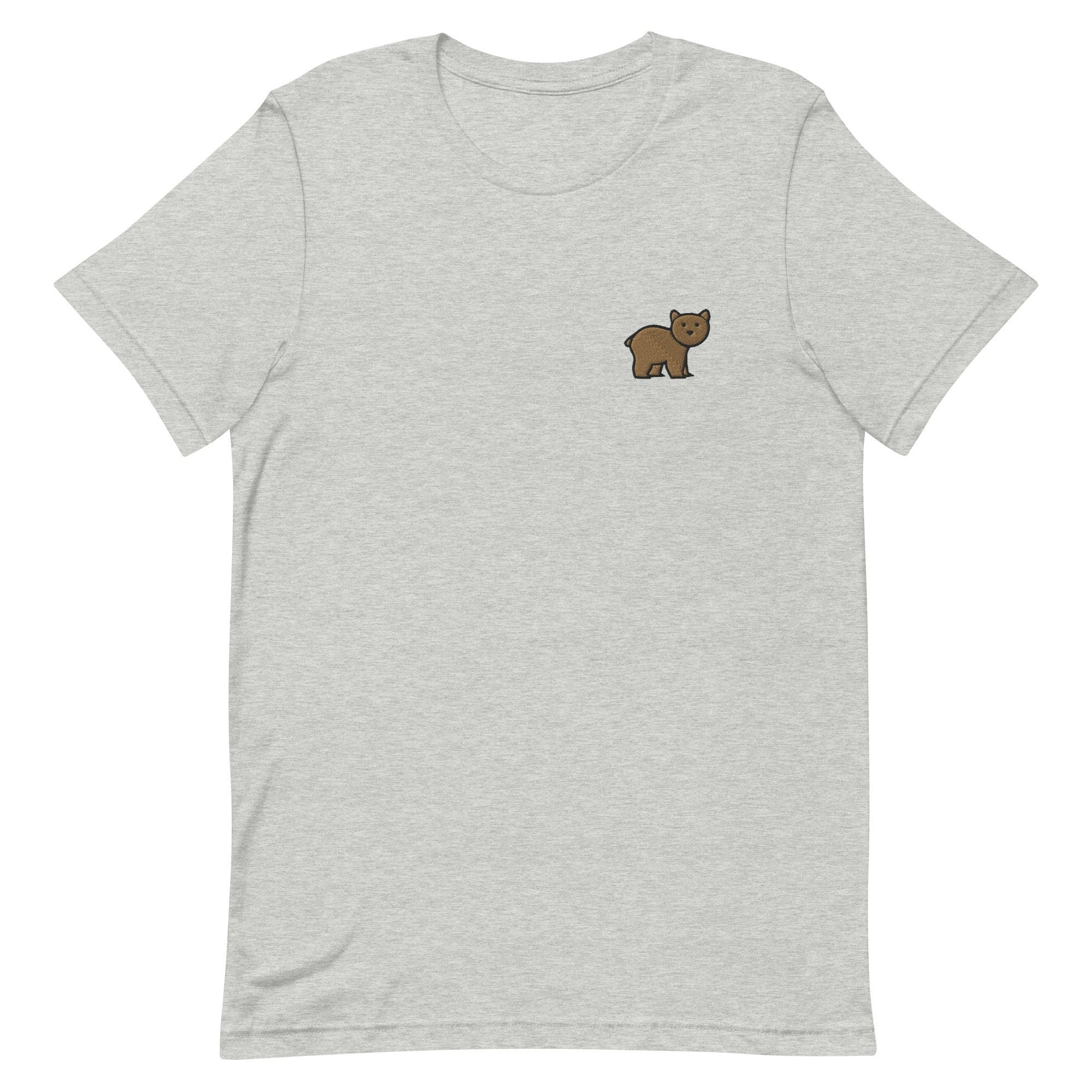 Bear Cub Premium Men's T-Shirt, Embroidered Men's T-Shirt Gift for Boyfriend, Men's Short Sleeve Shirt - Multiple Colors