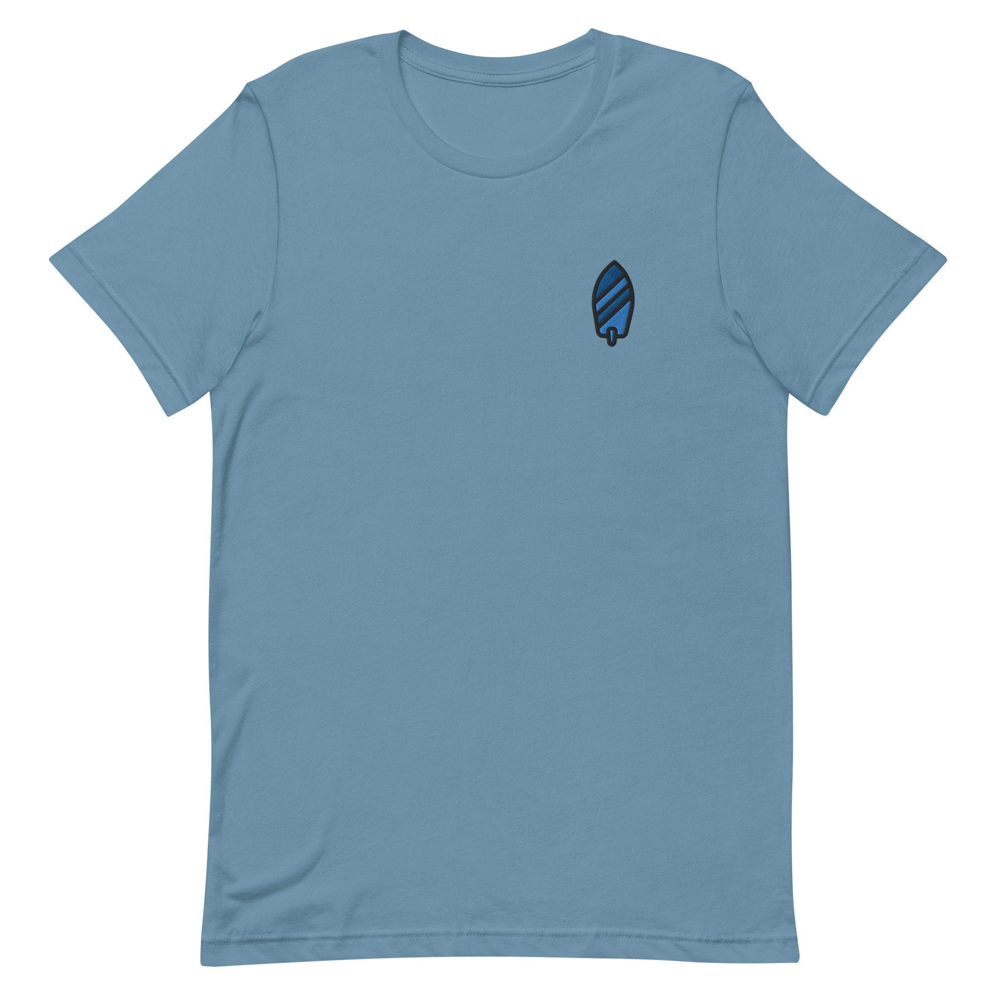 Surfboard Premium Men's T-Shirt, Embroidered Men's T-Shirt Gift for Boyfriend, Men's Short Sleeve Shirt - Multiple Colors