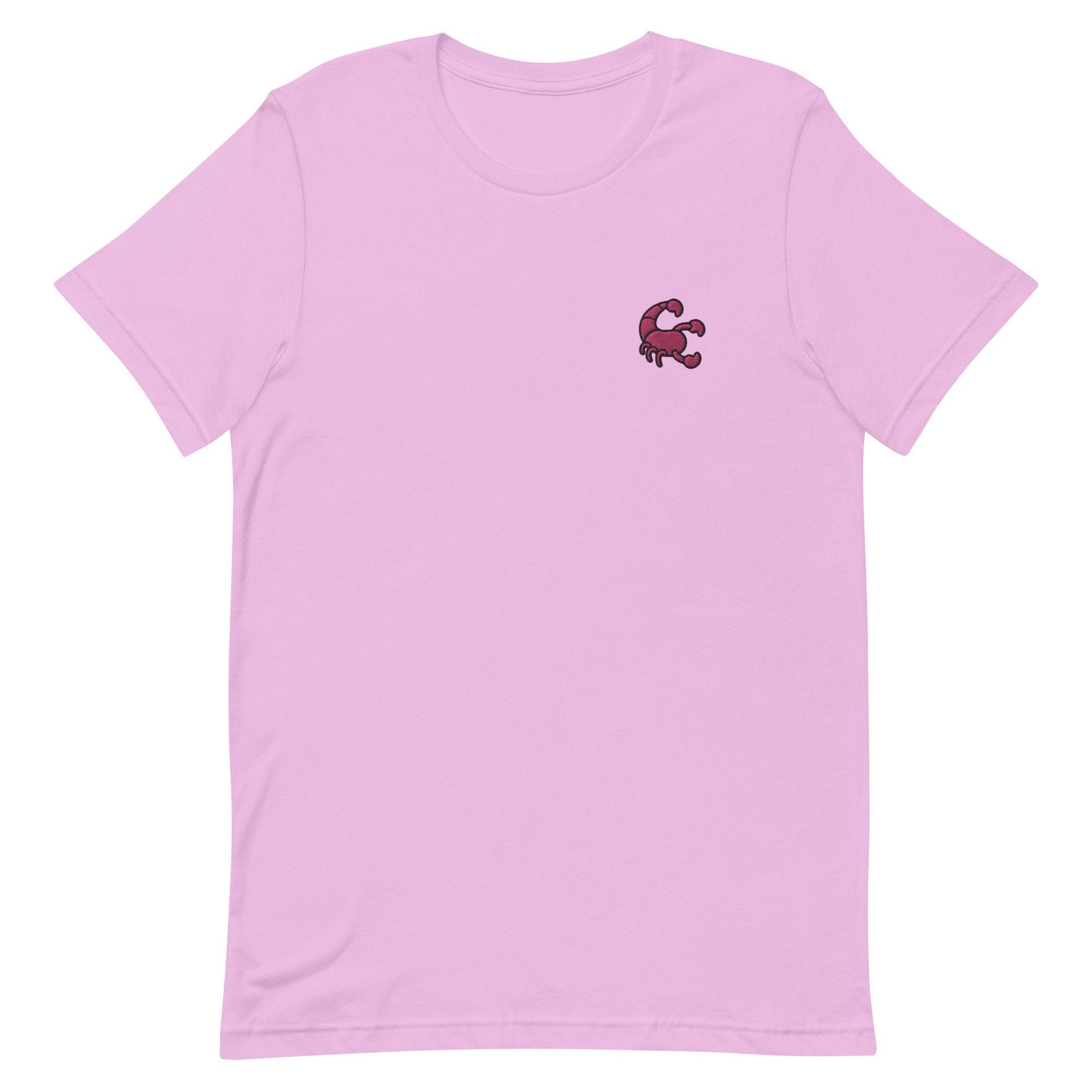 Scorpion Premium Men's T-Shirt, Embroidered Men's T-Shirt Gift for Boyfriend, Men's Short Sleeve Shirt - Multiple Colors