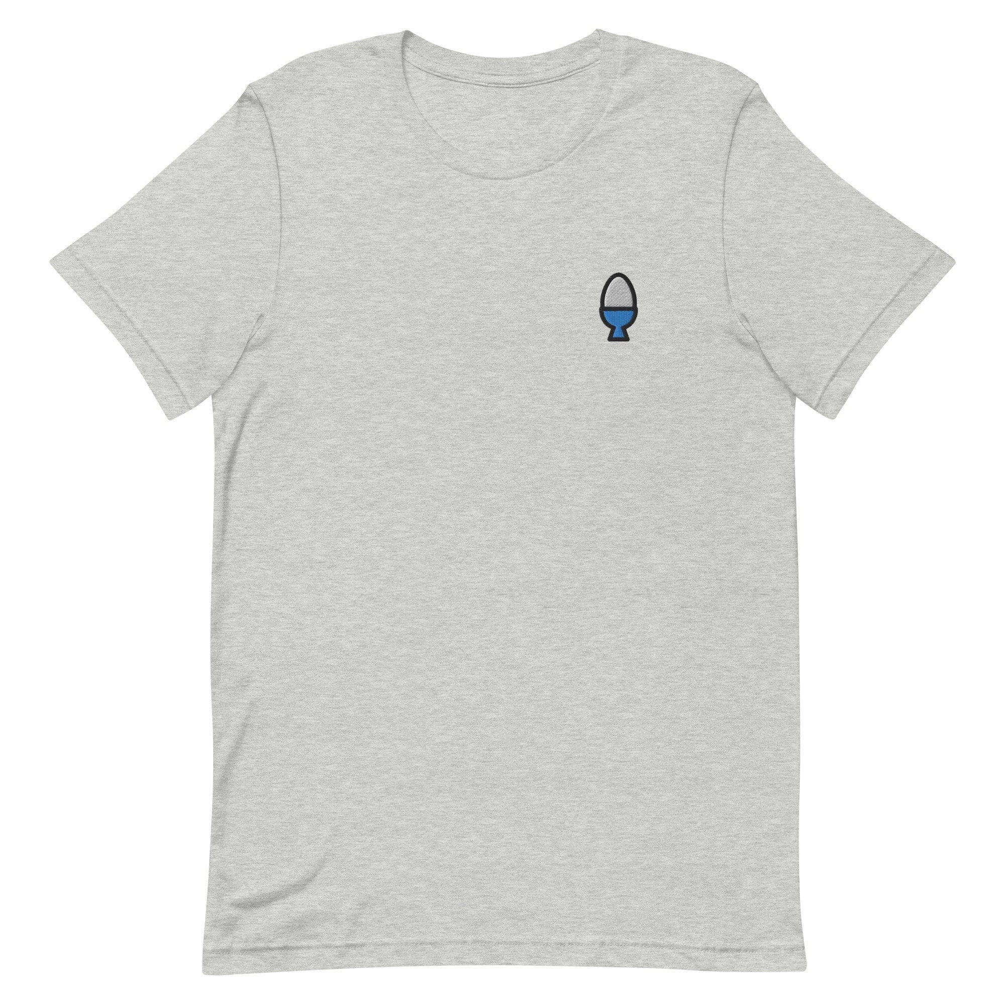 Egg Stand Premium Men's T-Shirt, Embroidered Men's T-Shirt Gift for Boyfriend, Men's Short Sleeve Shirt - Multiple Colors