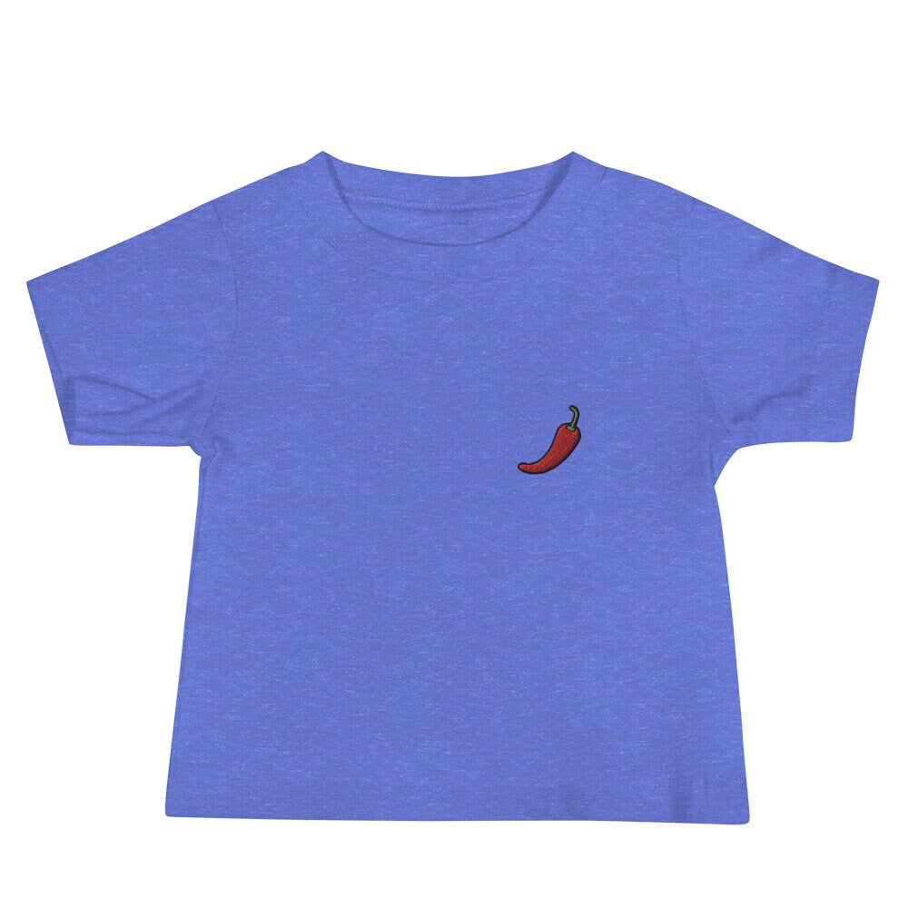 Chili Pepper Baby Jersey Short Sleeve Tee, Baby Shower T-Shirt Gift, Boys and Girls Shirt - Multiple Colors