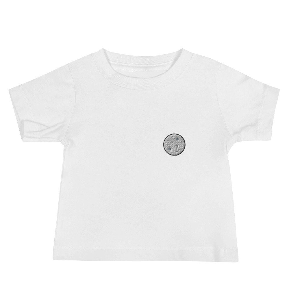 Moon Baby Jersey Short Sleeve Tee, Baby Shower T-Shirt Gift, Boys and Girls Shirt - Multiple Colors