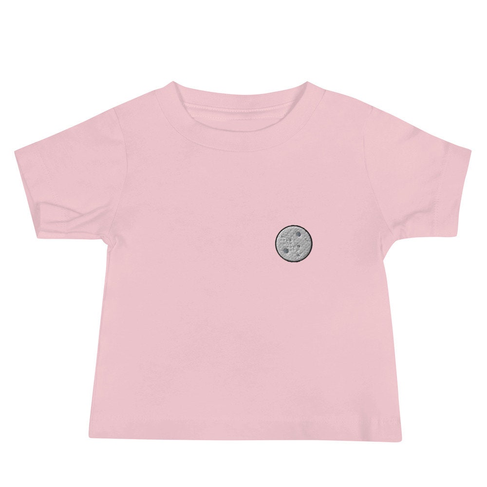 Moon Baby Jersey Short Sleeve Tee, Baby Shower T-Shirt Gift, Boys and Girls Shirt - Multiple Colors