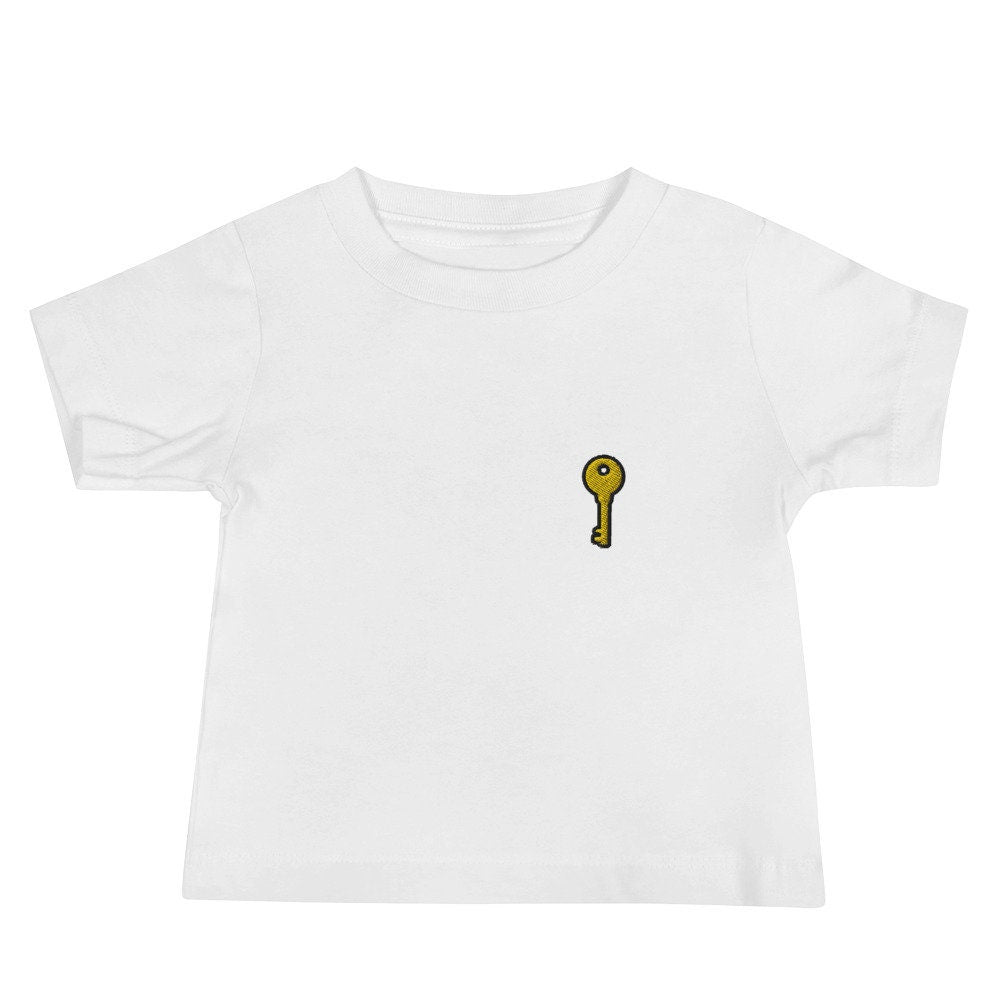 Key Baby Jersey Short Sleeve Tee, Baby Shower T-Shirt Gift, Boys and Girls Shirt - Multiple Colors