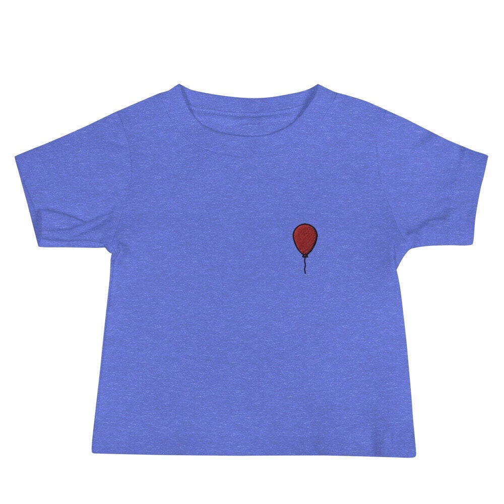 Balloon Baby Jersey Short Sleeve Tee, Baby Shower T-Shirt Gift, Boys and Girls Shirt - Multiple Colors