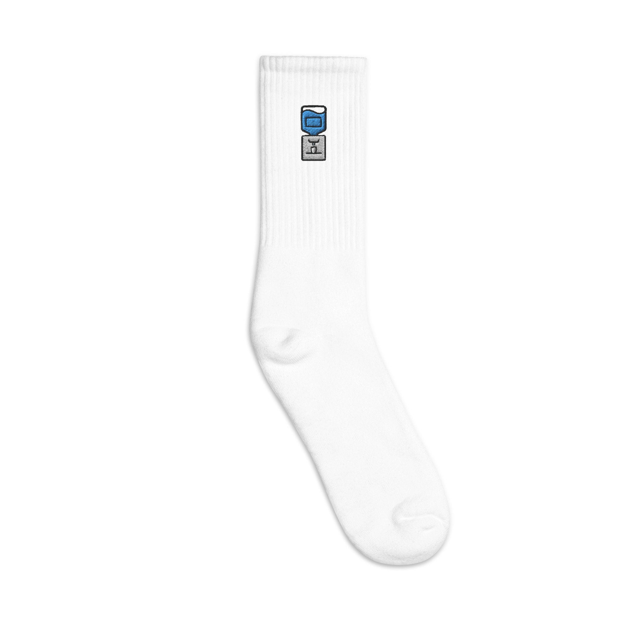 Water Cooler Embroidered Socks, Premium Embroidered Socks, Long Socks Gift - Multiple Colors