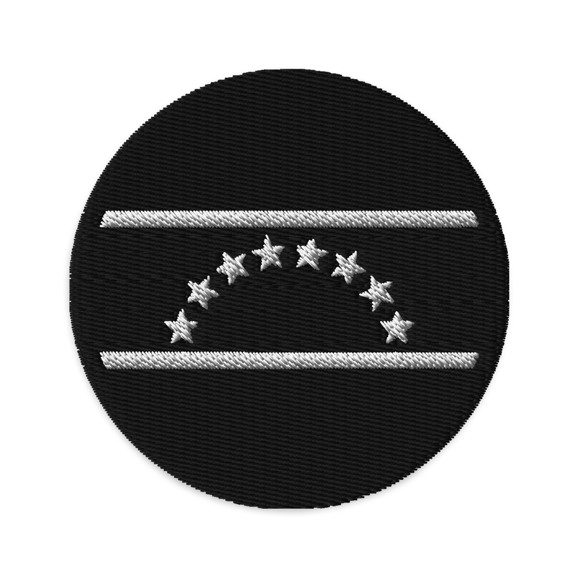 Venezuela Embroidered Patch, 3" Venezuelan Flag Patch, Circular Venezuela Patch Embroidery, Iron on/Sew on Patch Embroidery