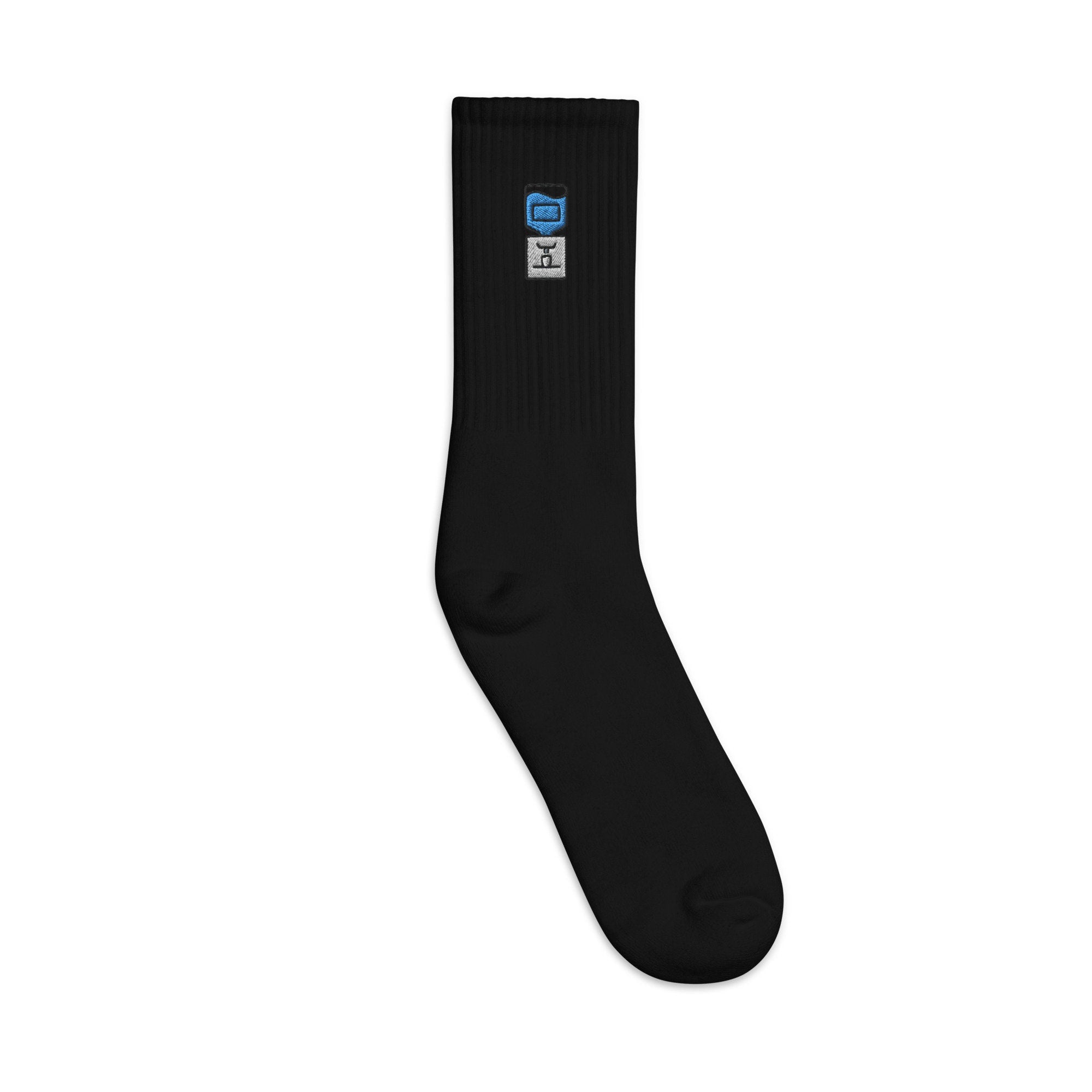 Water Cooler Embroidered Socks, Premium Embroidered Socks, Long Socks Gift - Multiple Colors