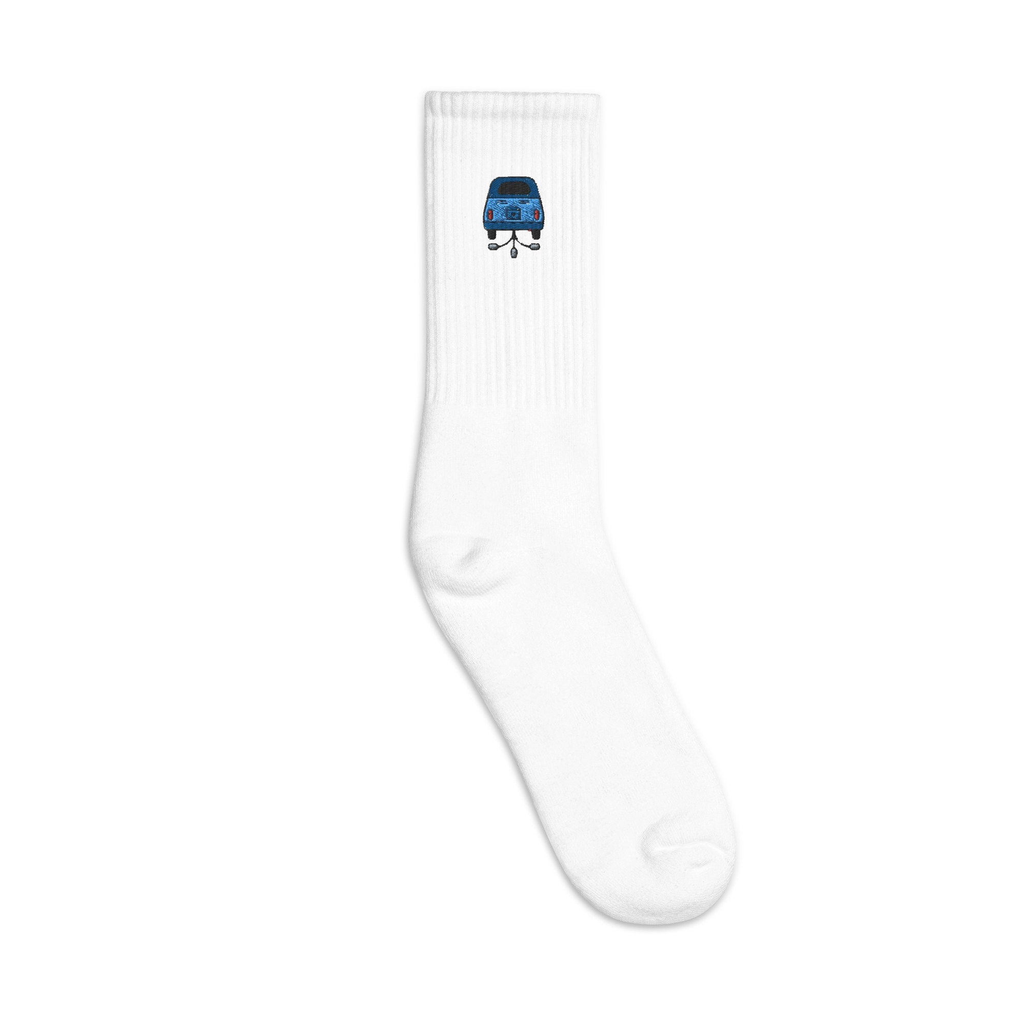 Just Married Embroidered Socks, Premium Embroidered Socks, Long Socks Gift - Multiple Colors